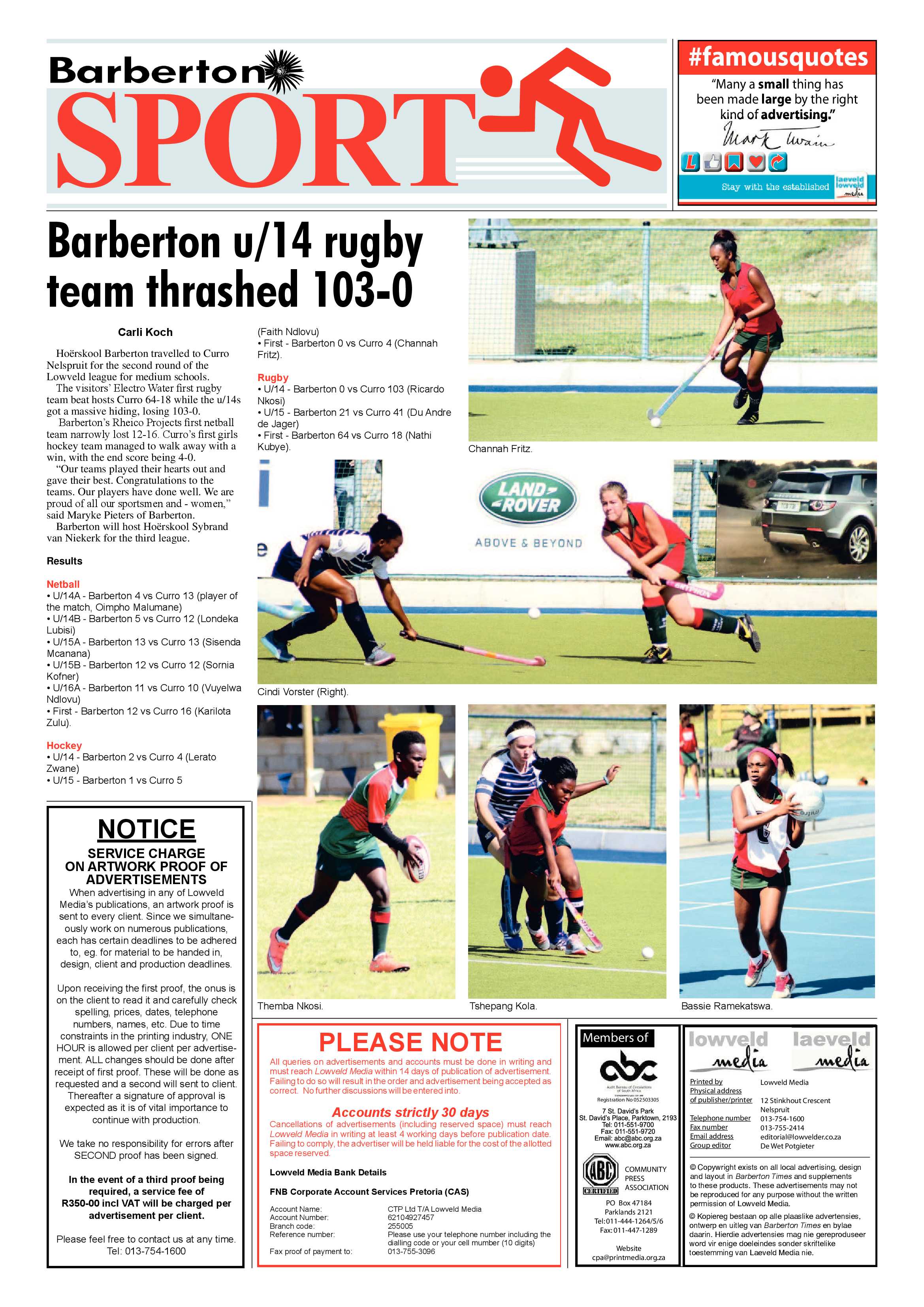 Barberton Times 10 May 2017 page 8