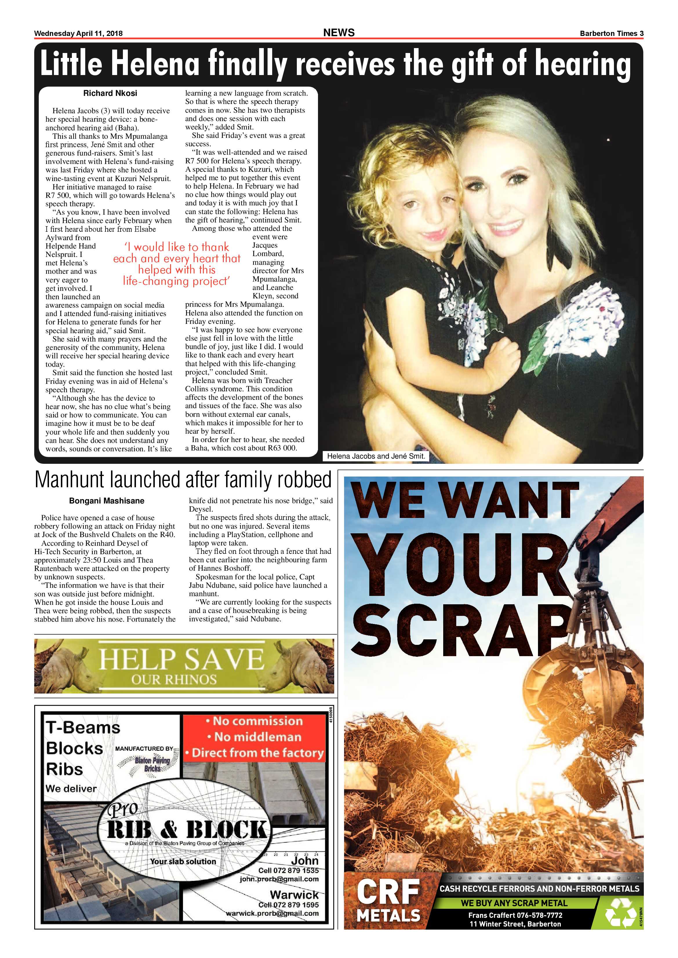 Barberton Times 11 April 2018 page 3