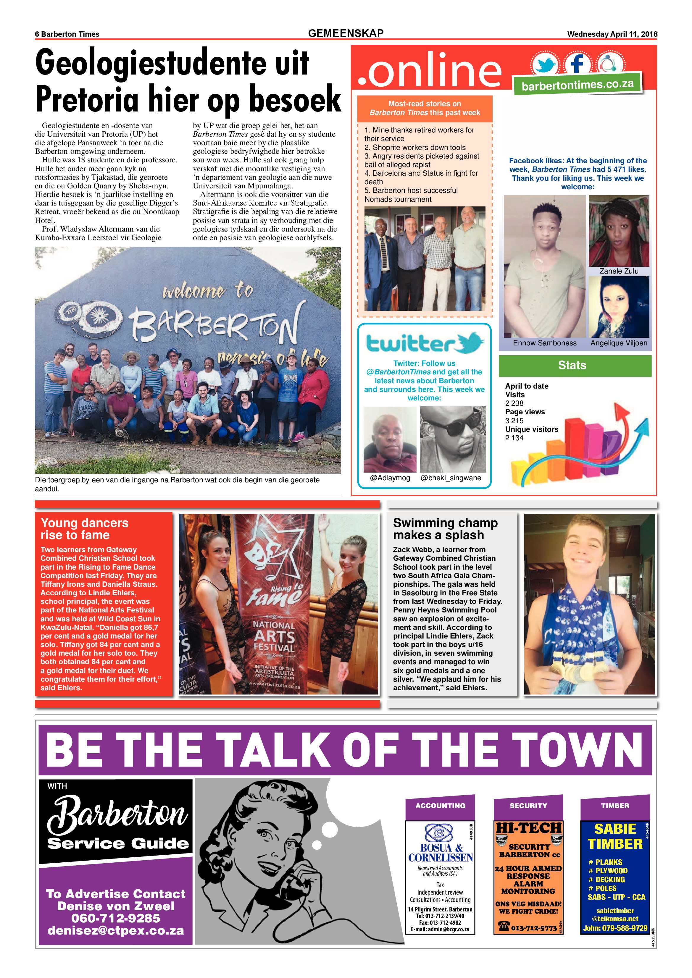 Barberton Times 11 April 2018 page 6