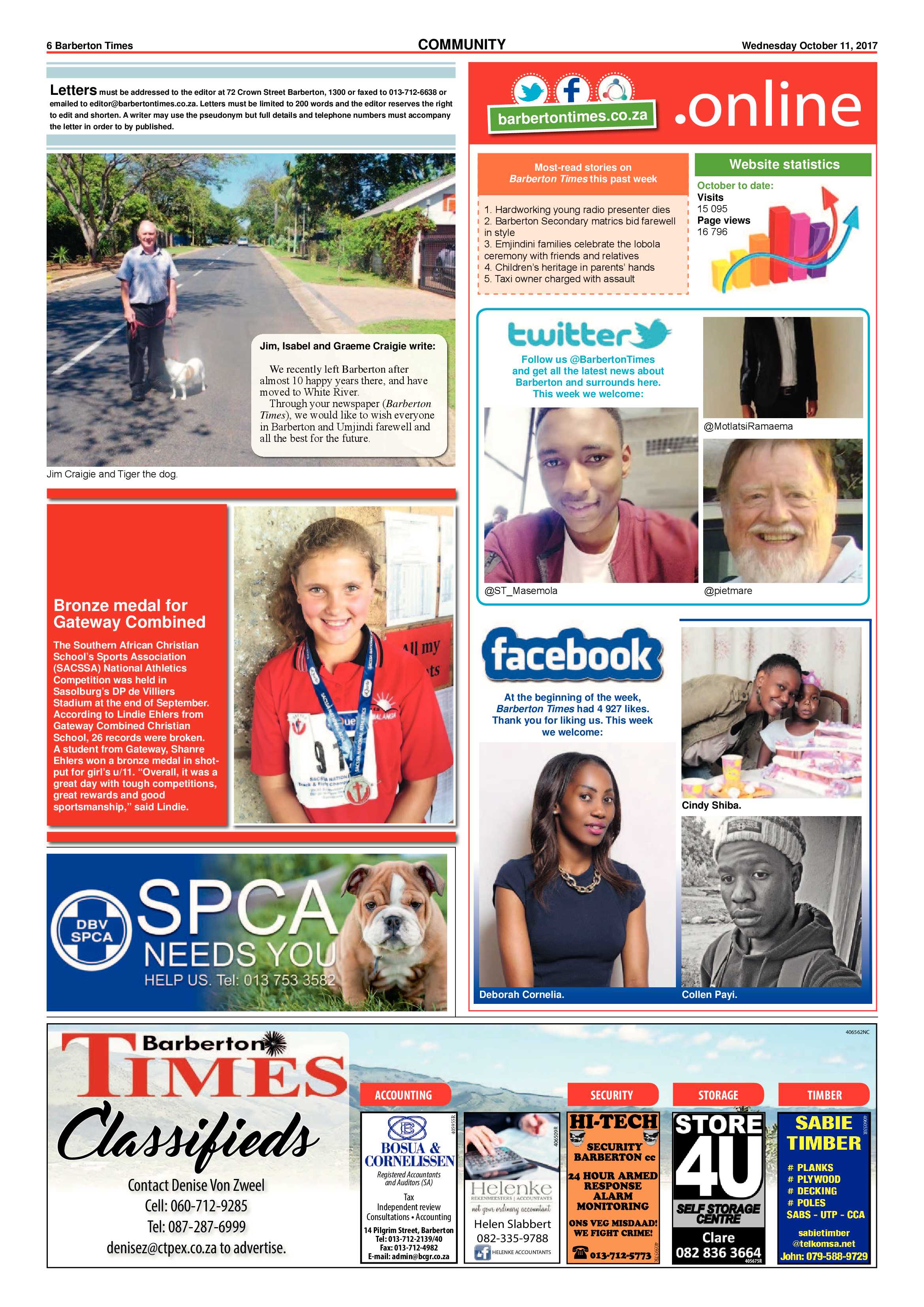 Barberton Times 11 October 2017 page 6