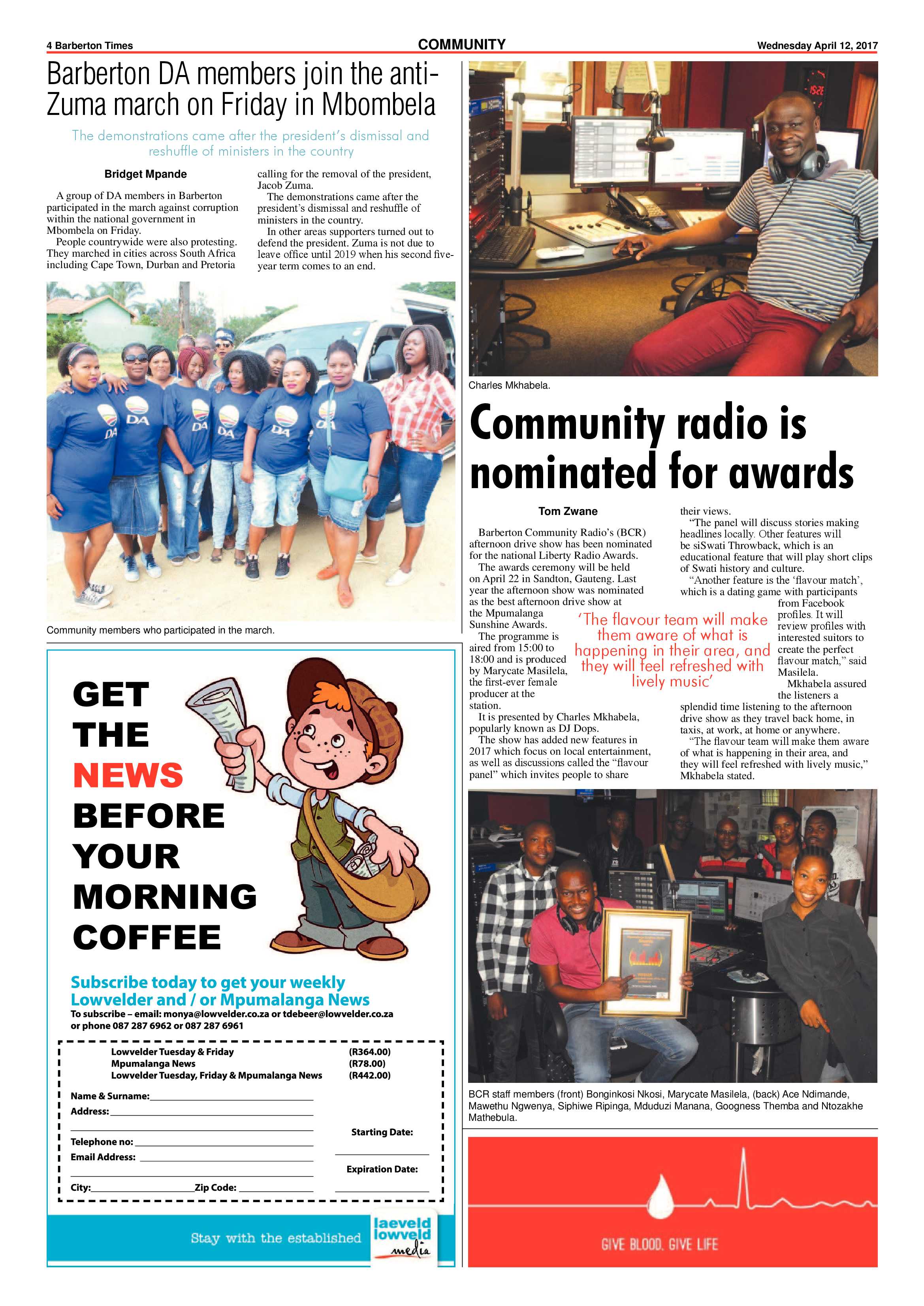 Barberton Times 12 April 2017 page 4