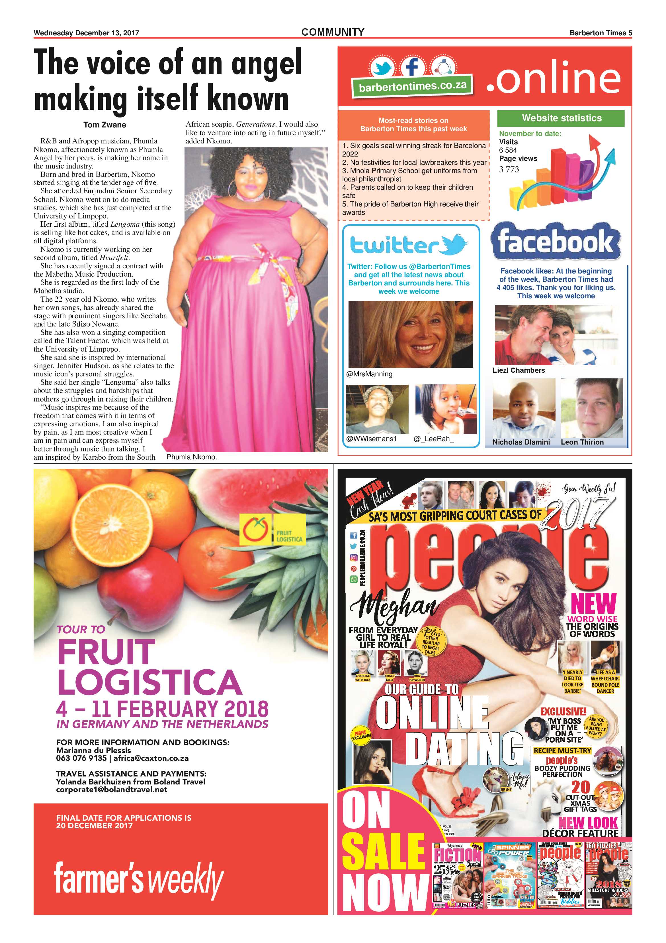 Barberton Times 13 December 2017 page 5