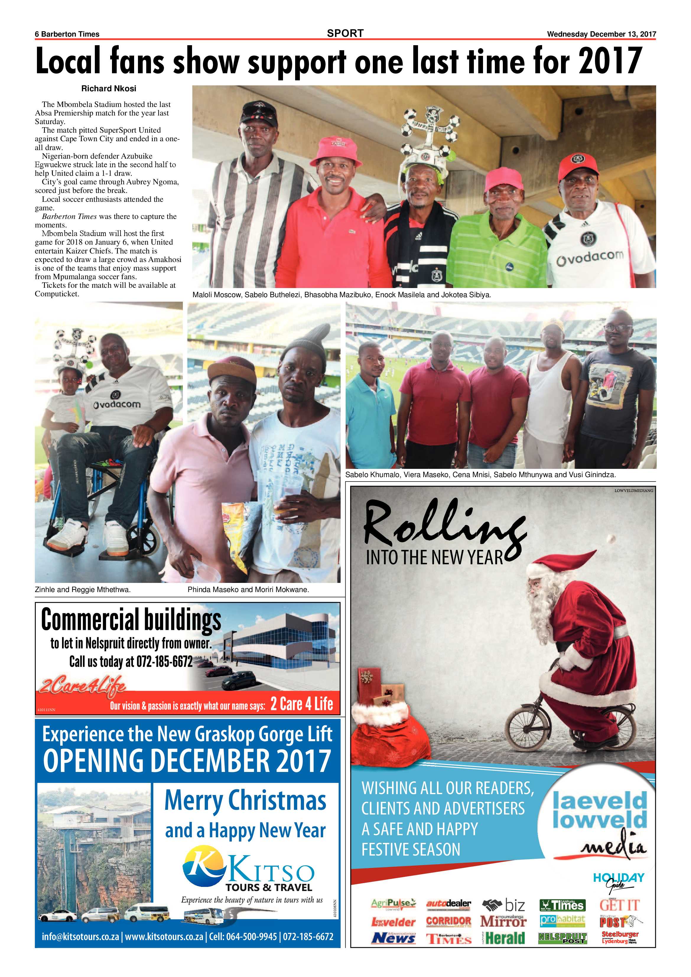 Barberton Times 13 December 2017 page 6