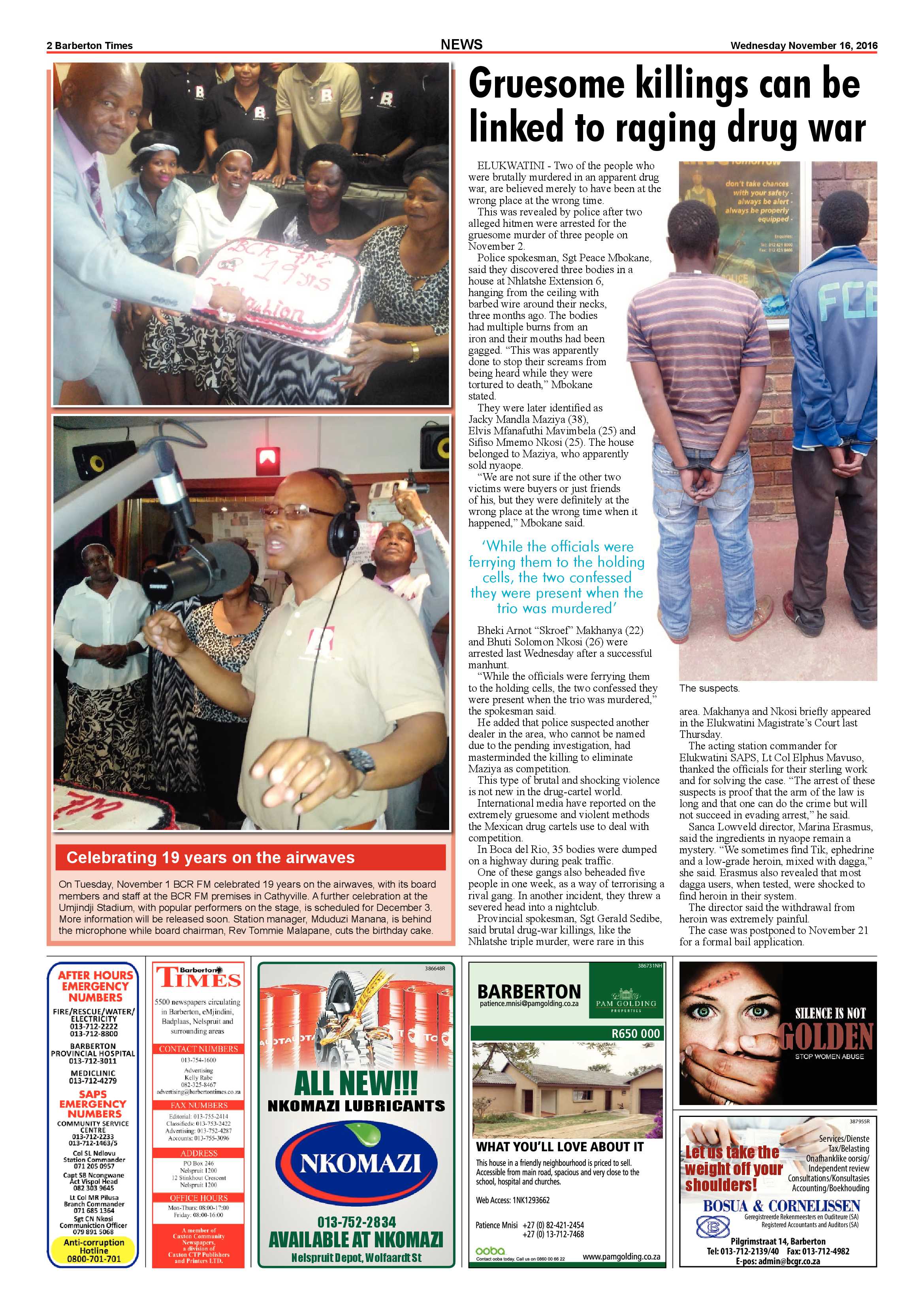 Barberton Times 14 December 2016 page 2