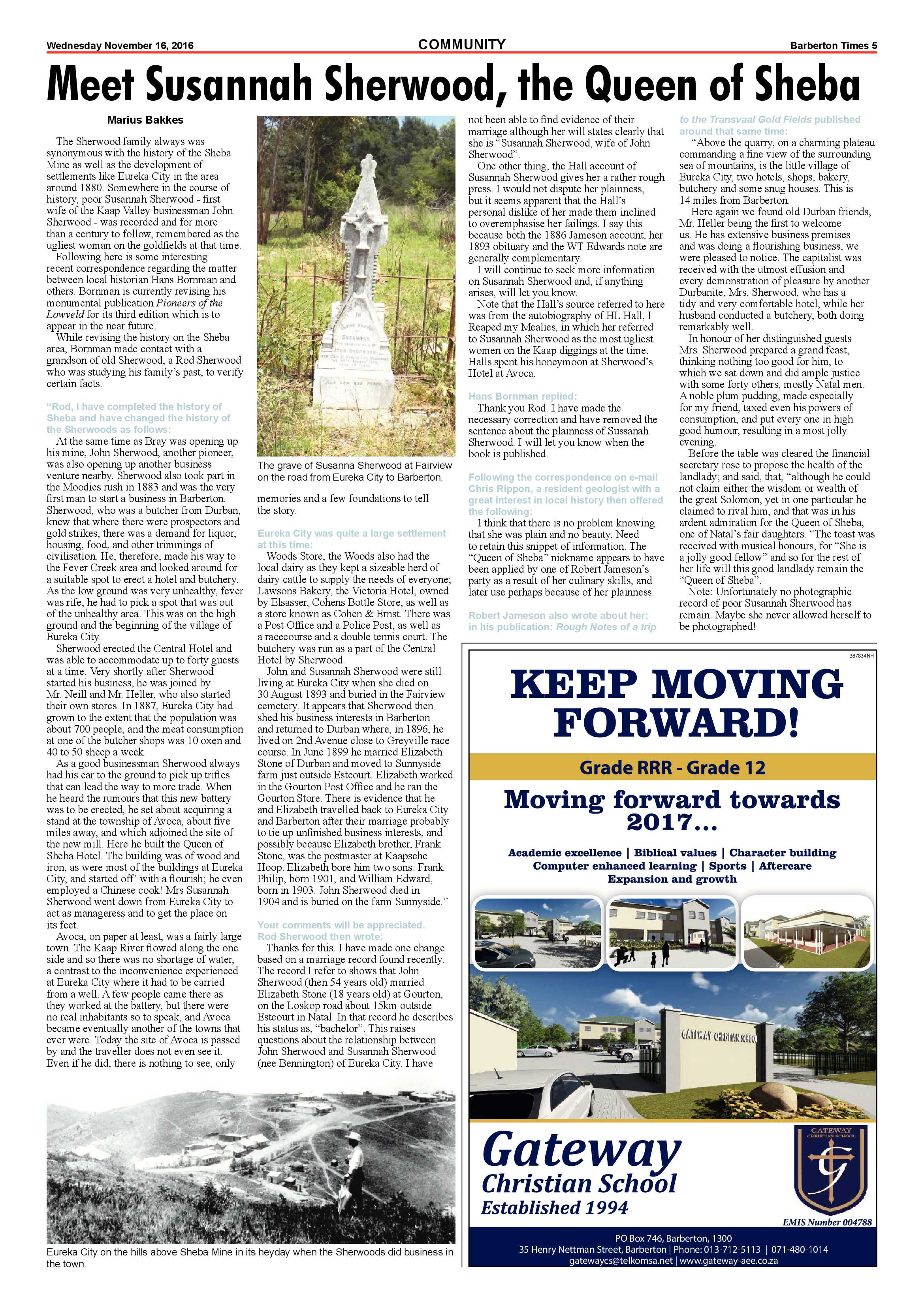 Barberton Times 14 December 2016 page 5