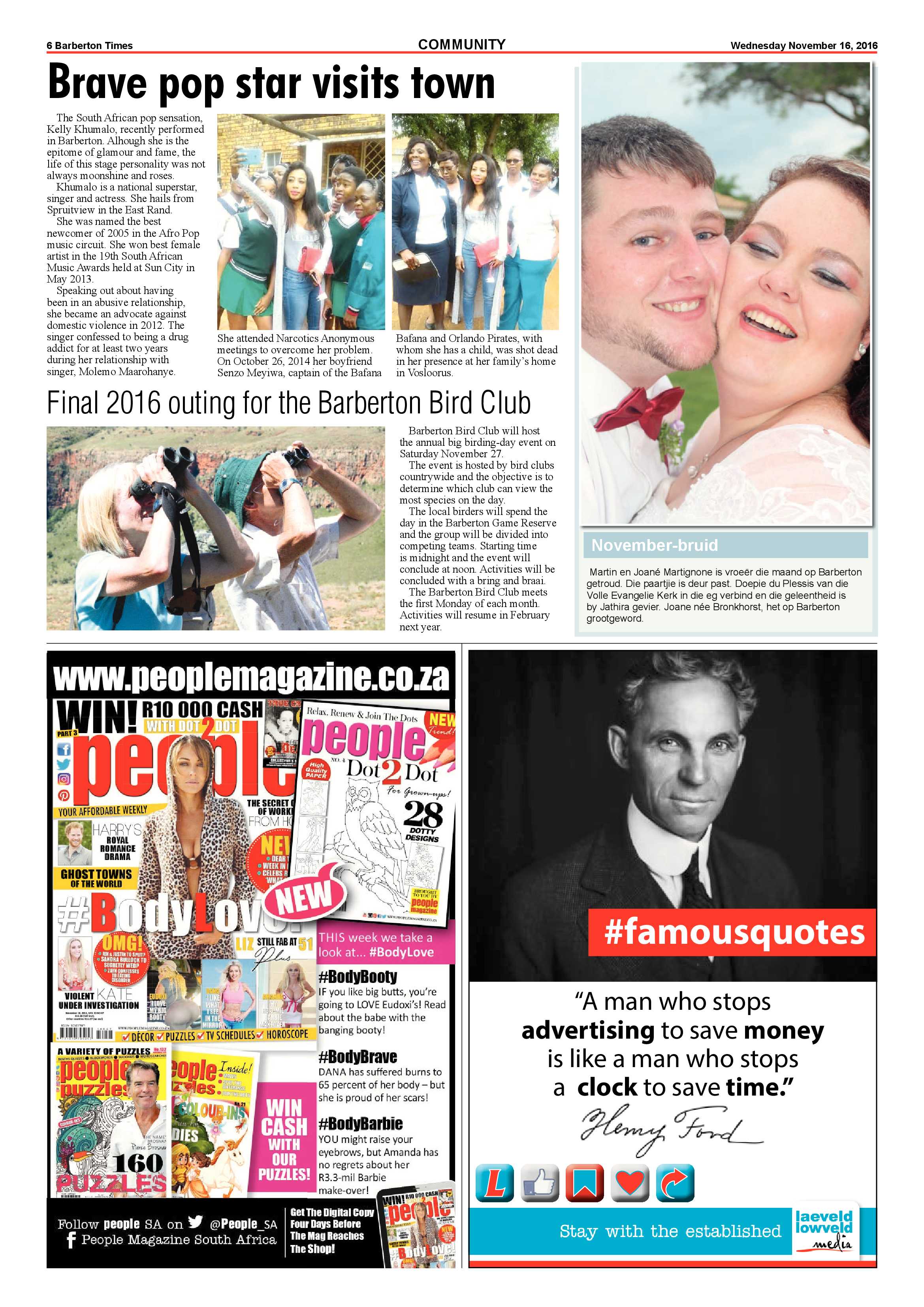 Barberton Times 14 December 2016 page 6