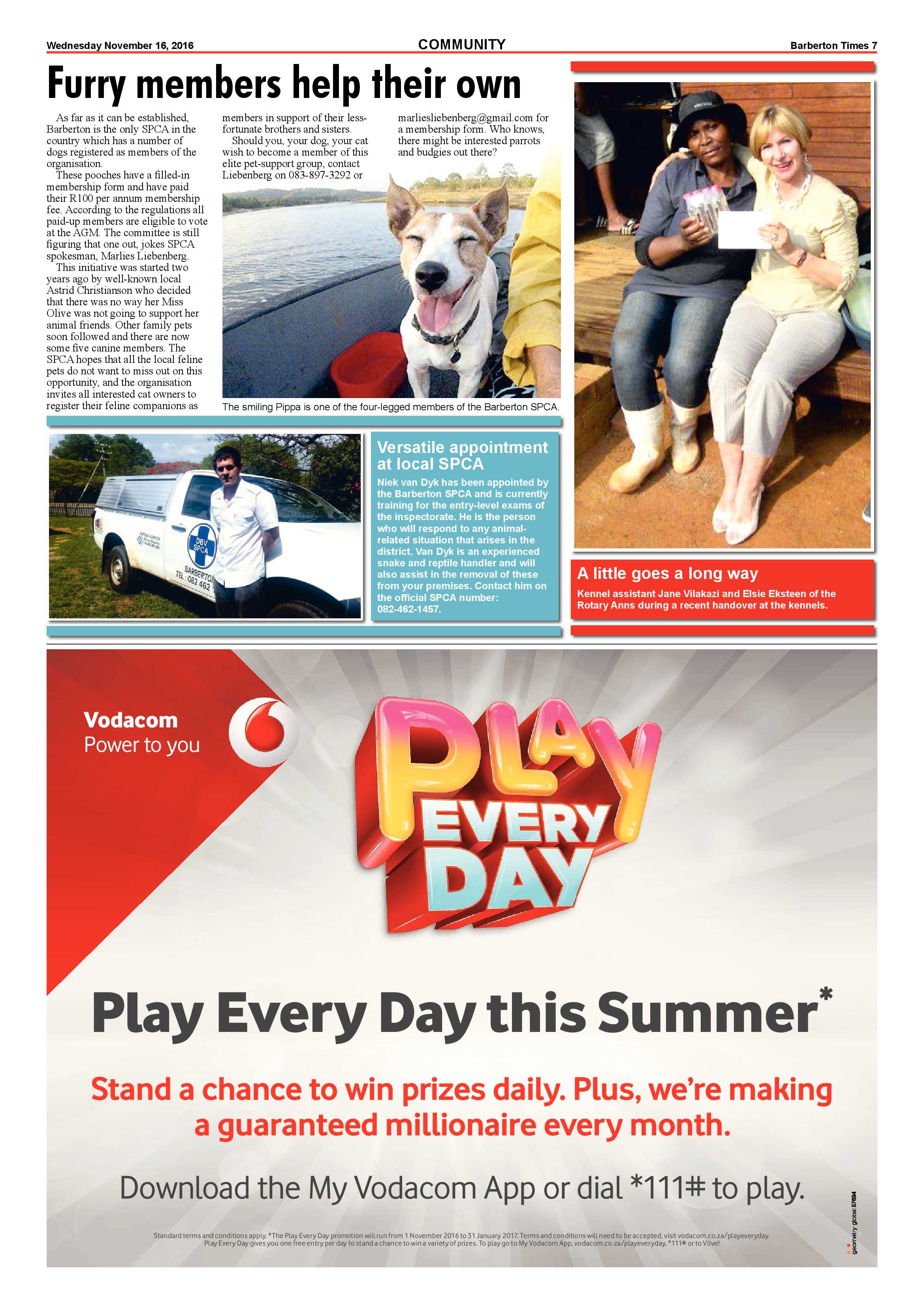 Barberton Times 14 December 2016 page 7