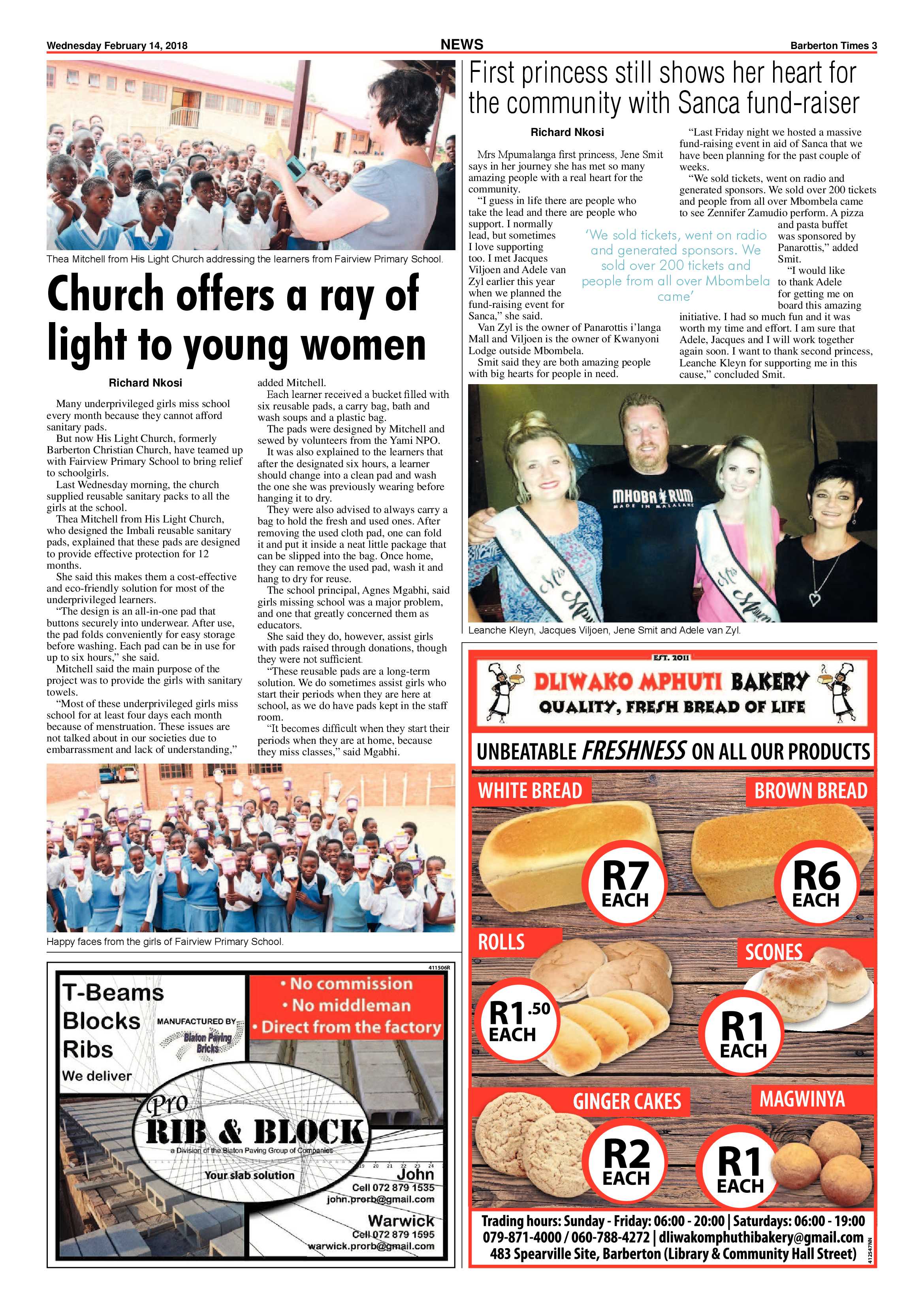 Barberton Times 14 February 2018 page 3
