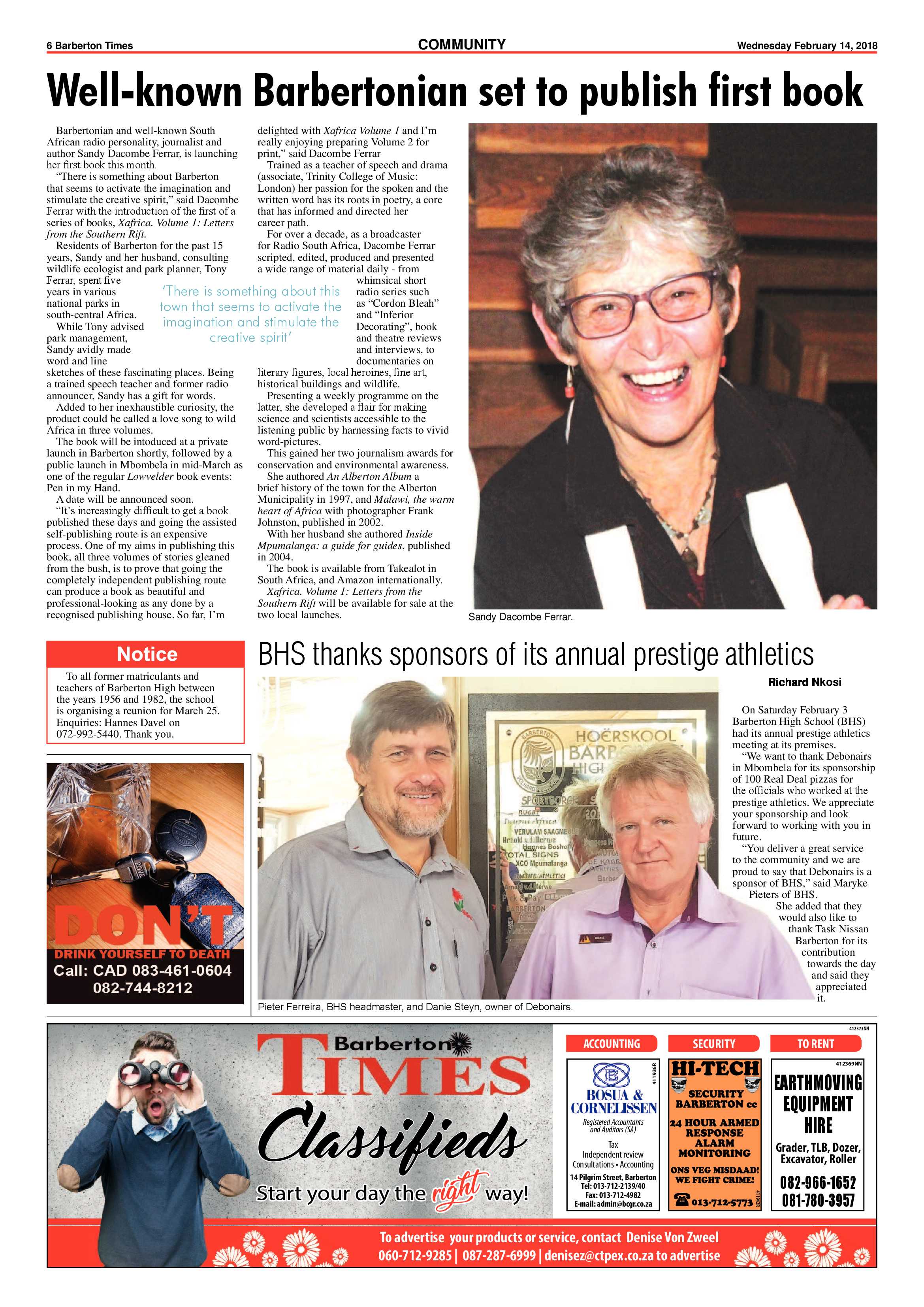 Barberton Times 14 February 2018 page 6