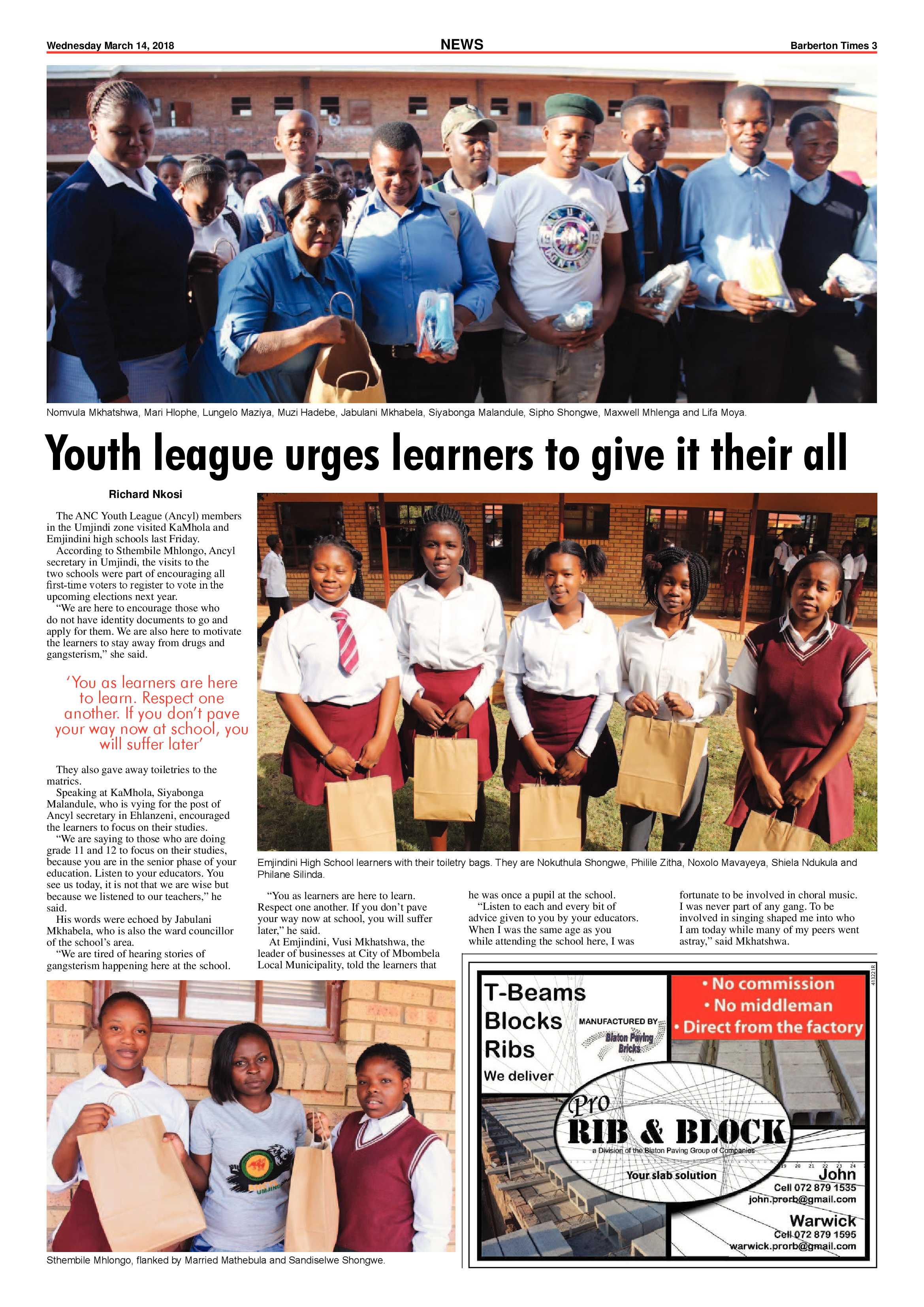 Barberton Times 14 March 2018 page 3