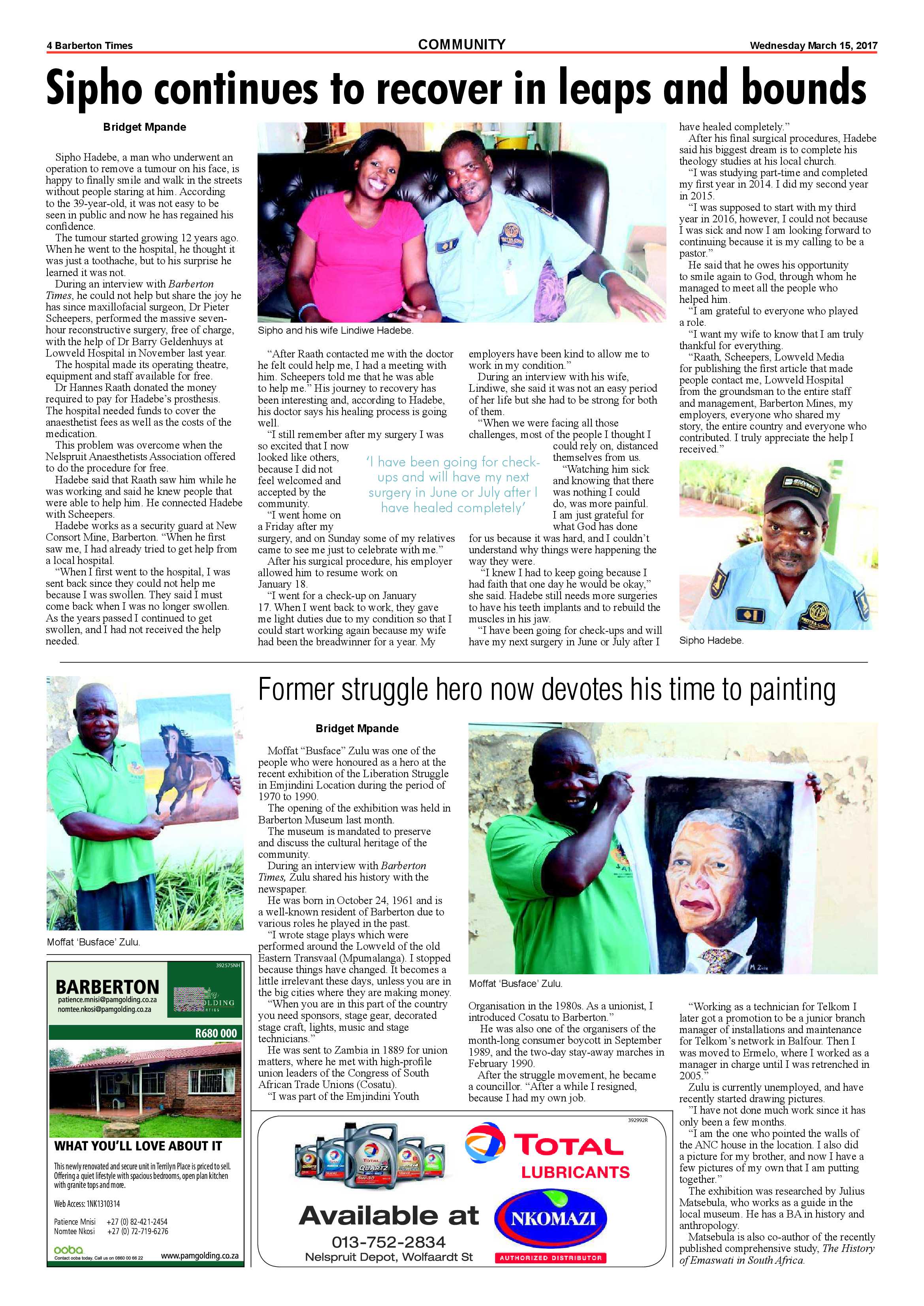 Barberton Times 15 March 2017 page 4