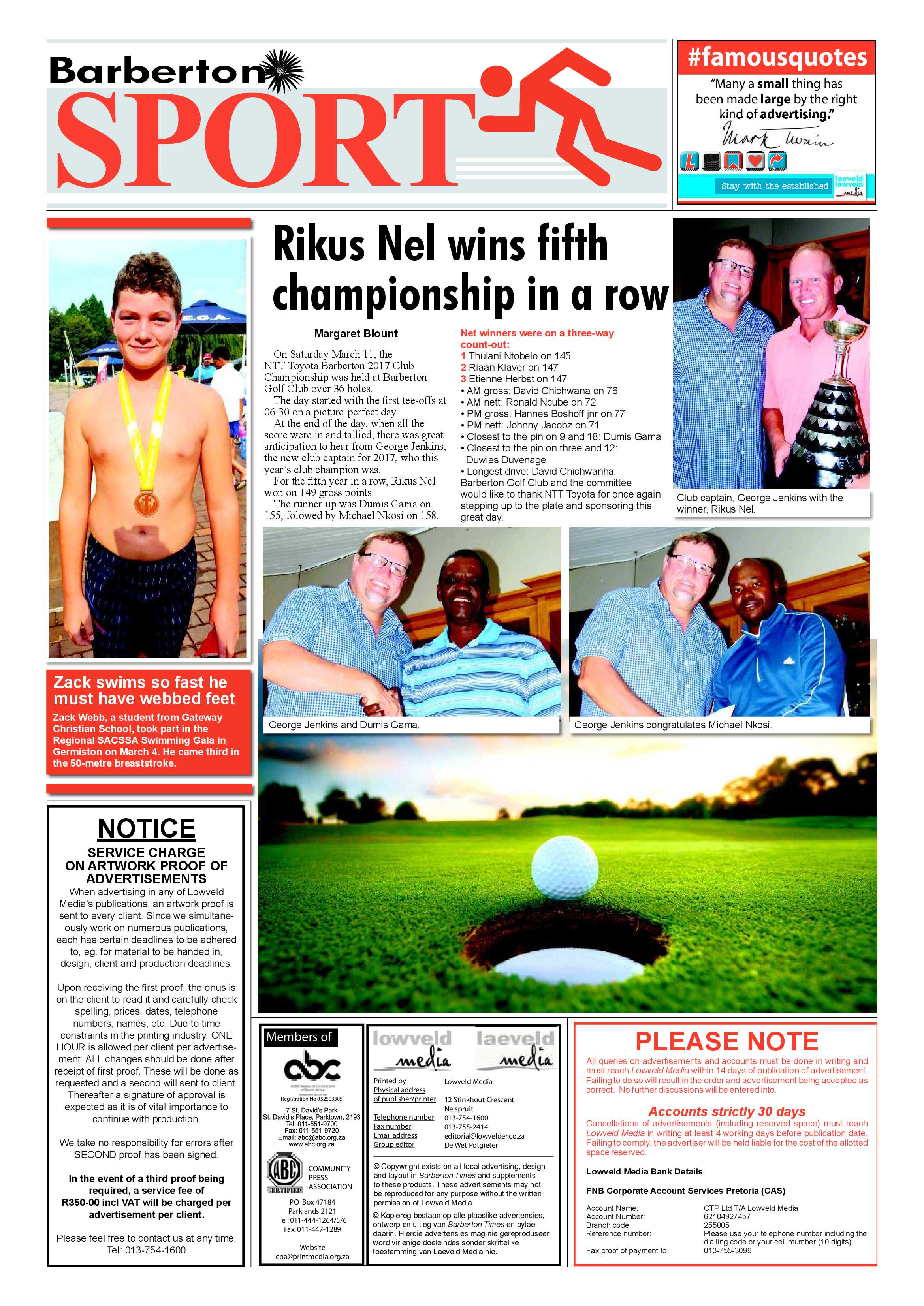 Barberton Times 15 March 2017 page 8