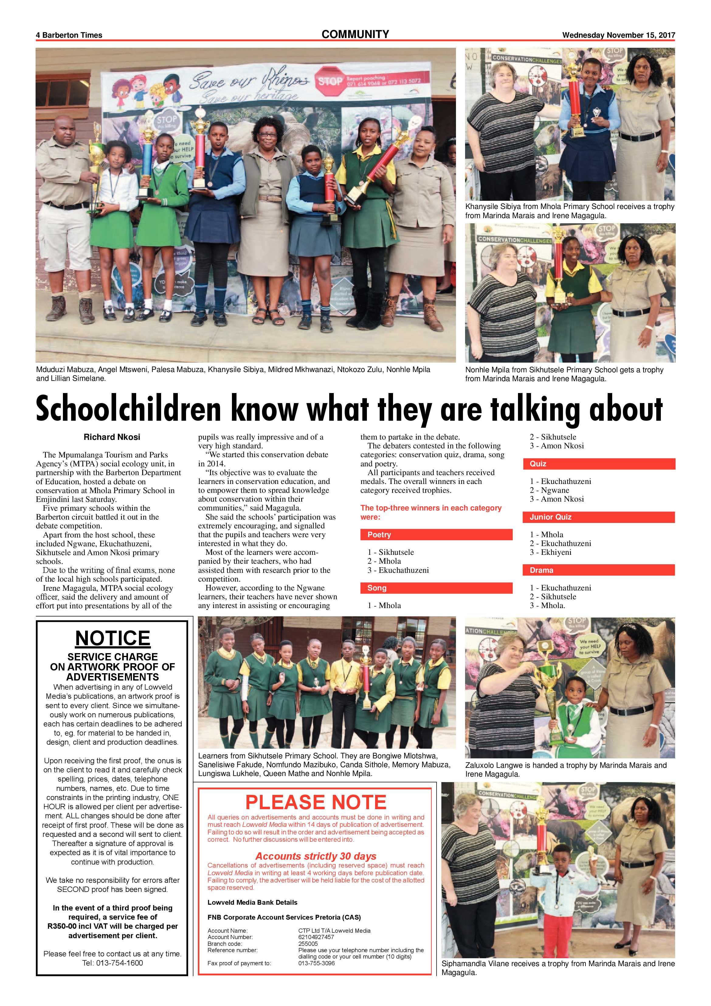 Barberton Times 15 November 2017 page 4