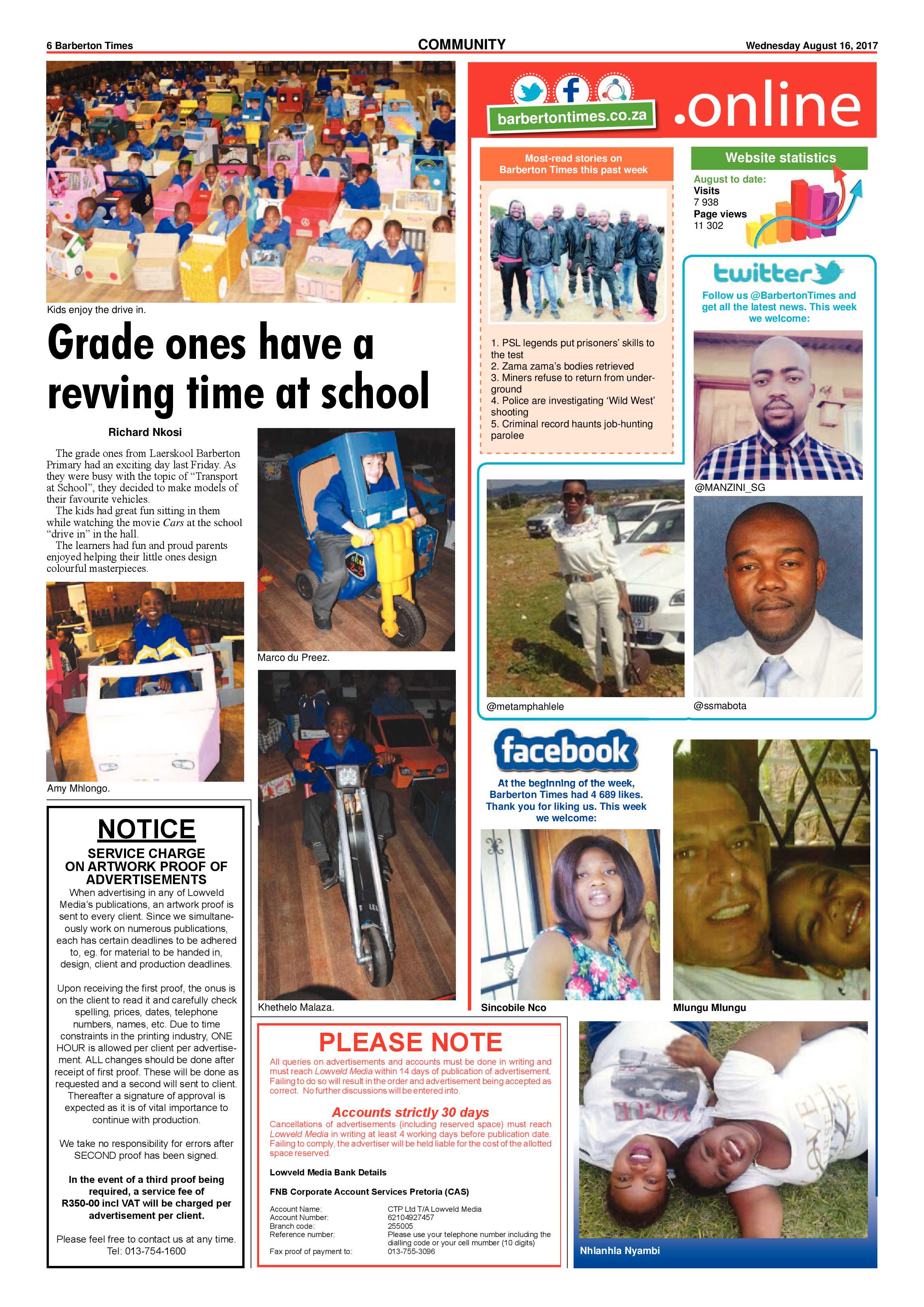 Barberton Times 16 August 2017 page 6