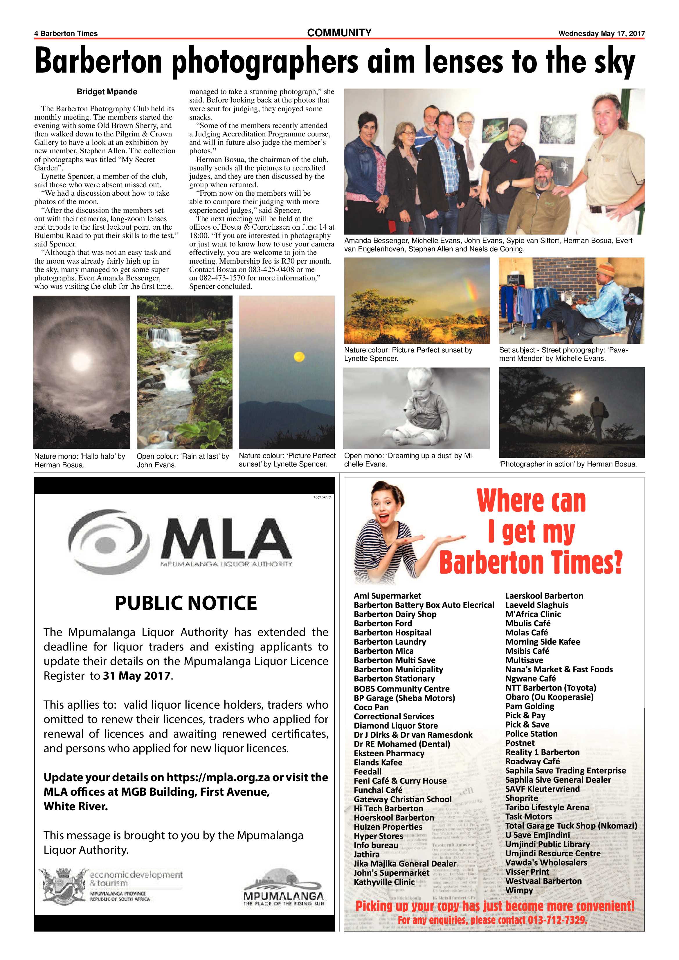 Barberton Times 17 May 2017 page 4