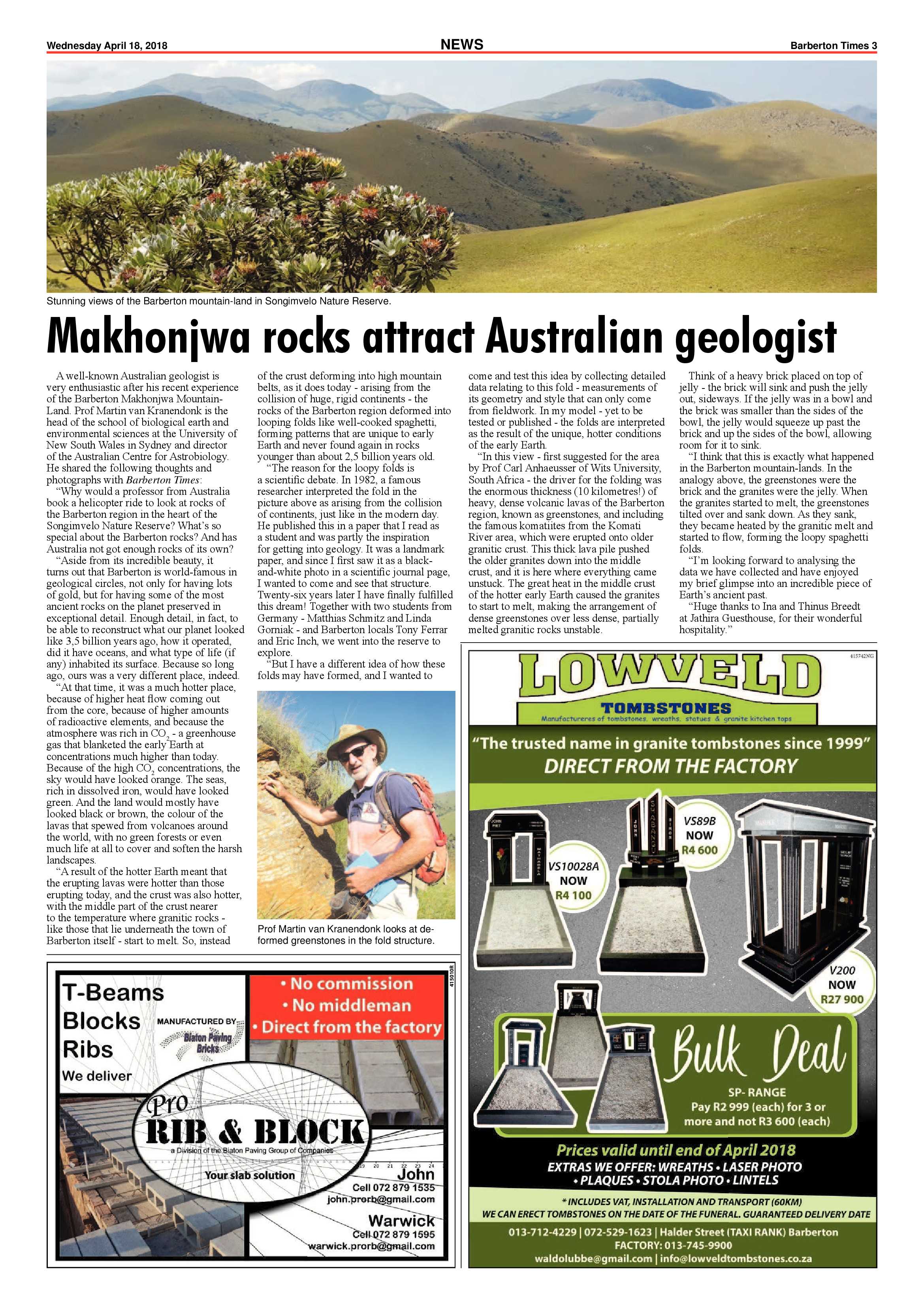 Barberton Times 18 April 2018 page 3