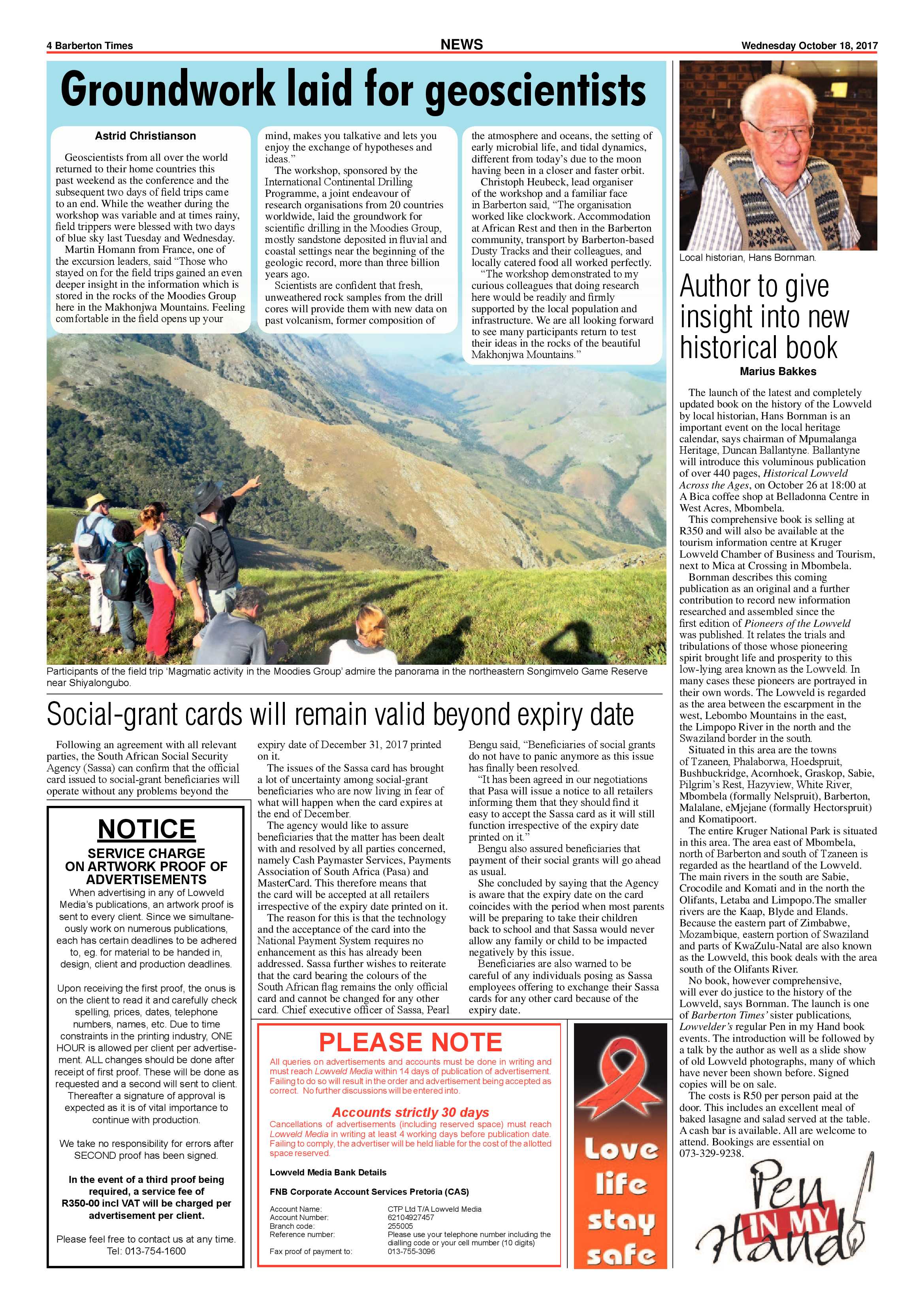 Barberton Times 18 October 2017 page 4