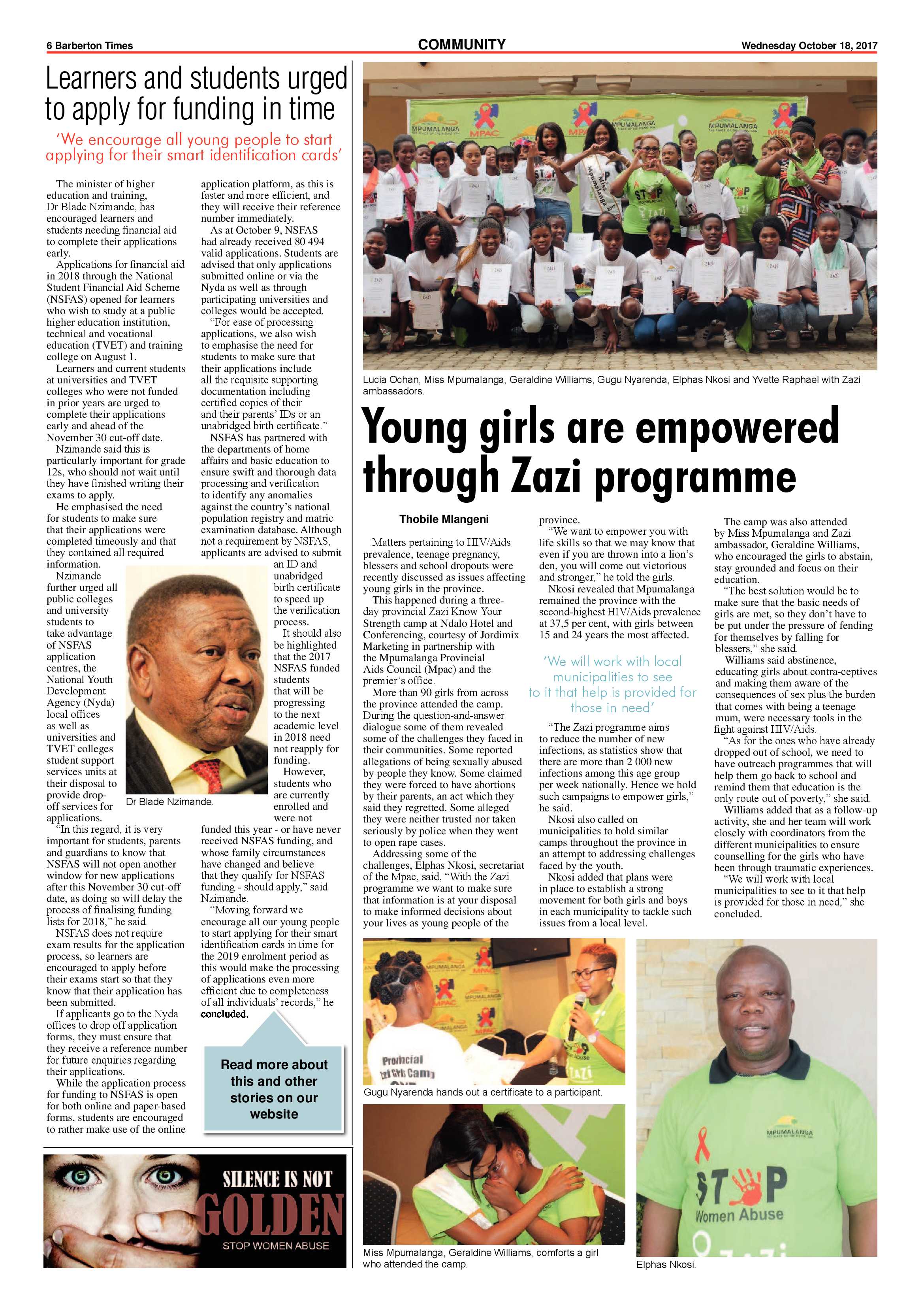 Barberton Times 18 October 2017 page 6