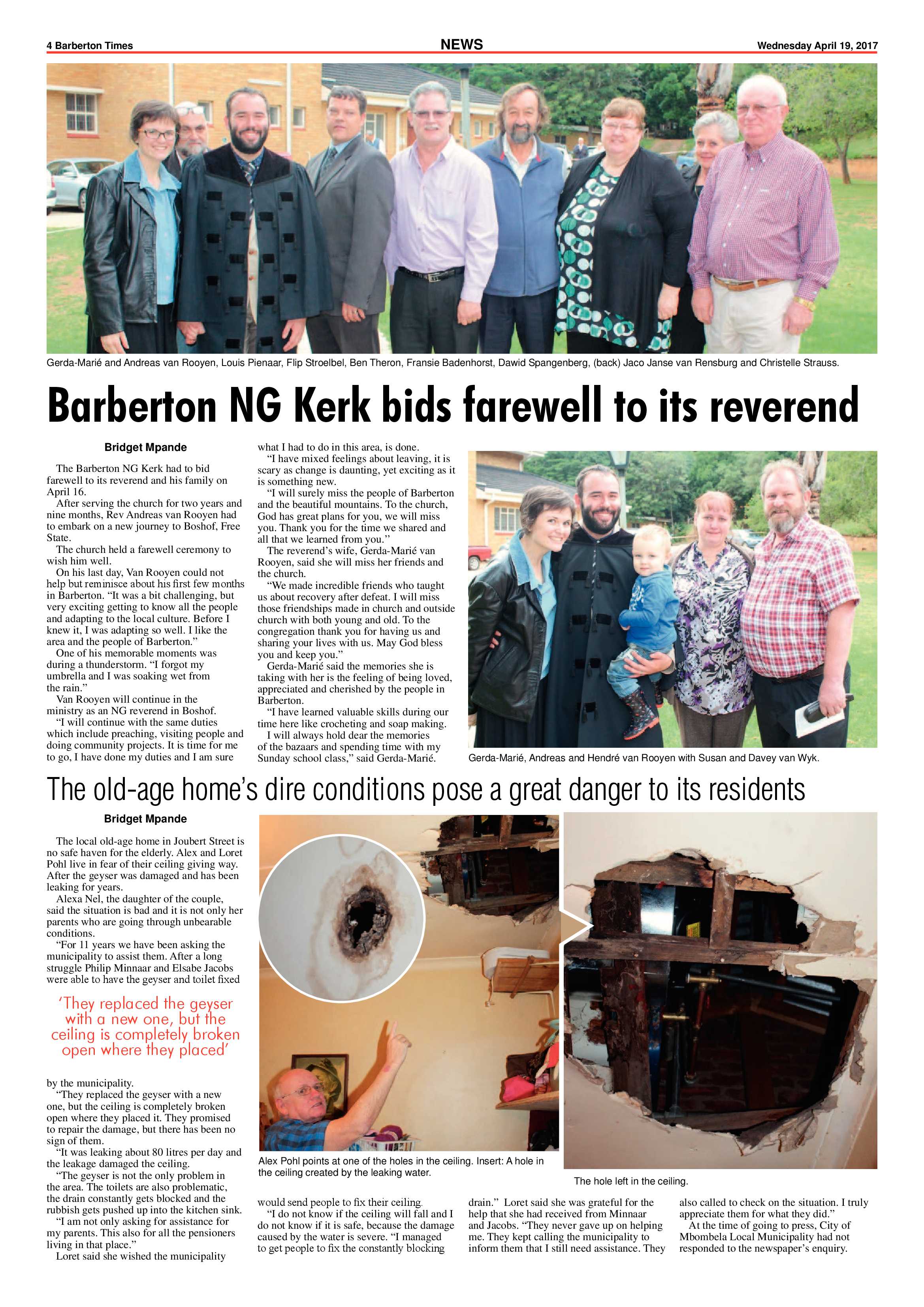Barberton Times 19 April 2017 page 4