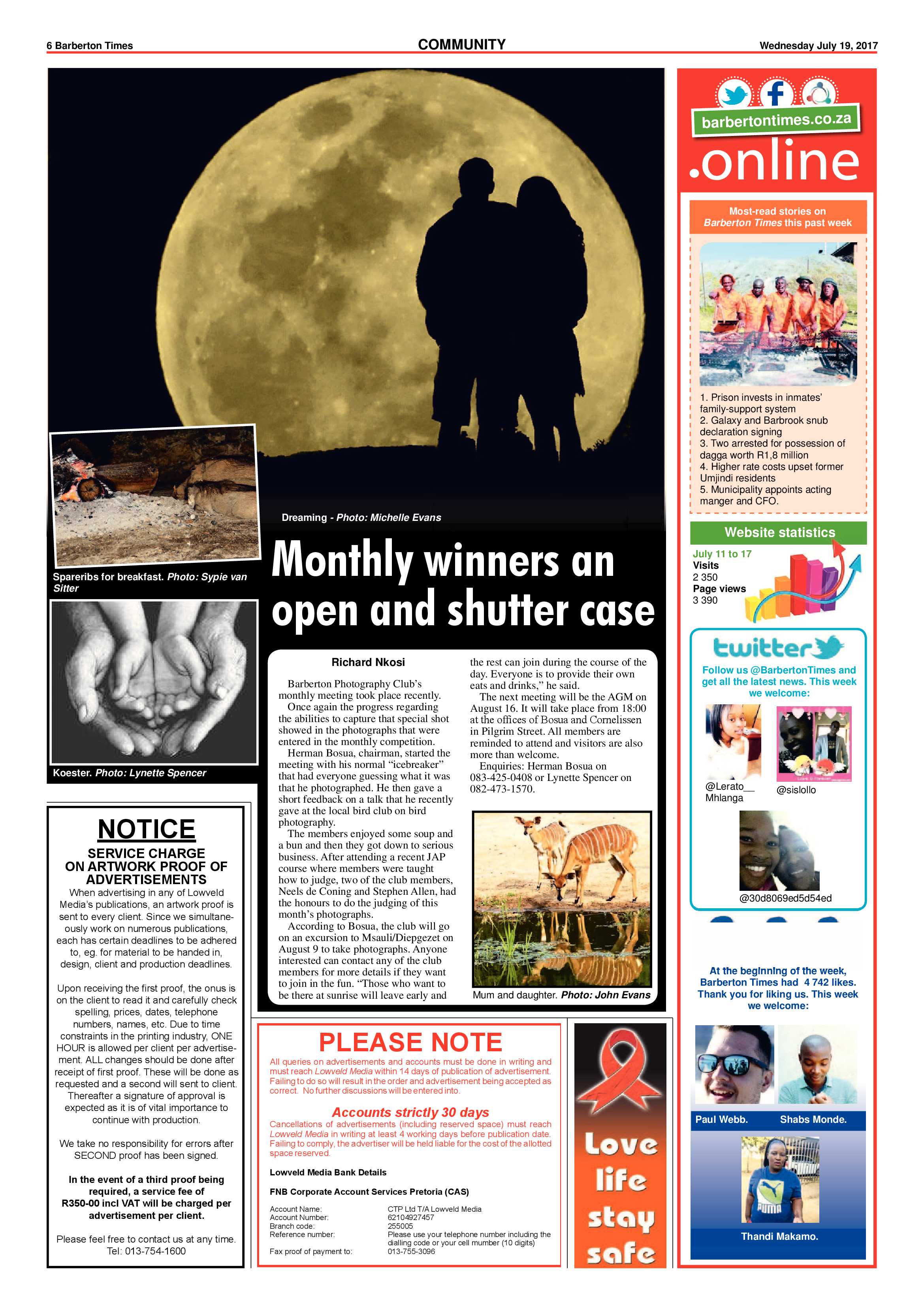 Barberton Times 19 July 2017 page 6