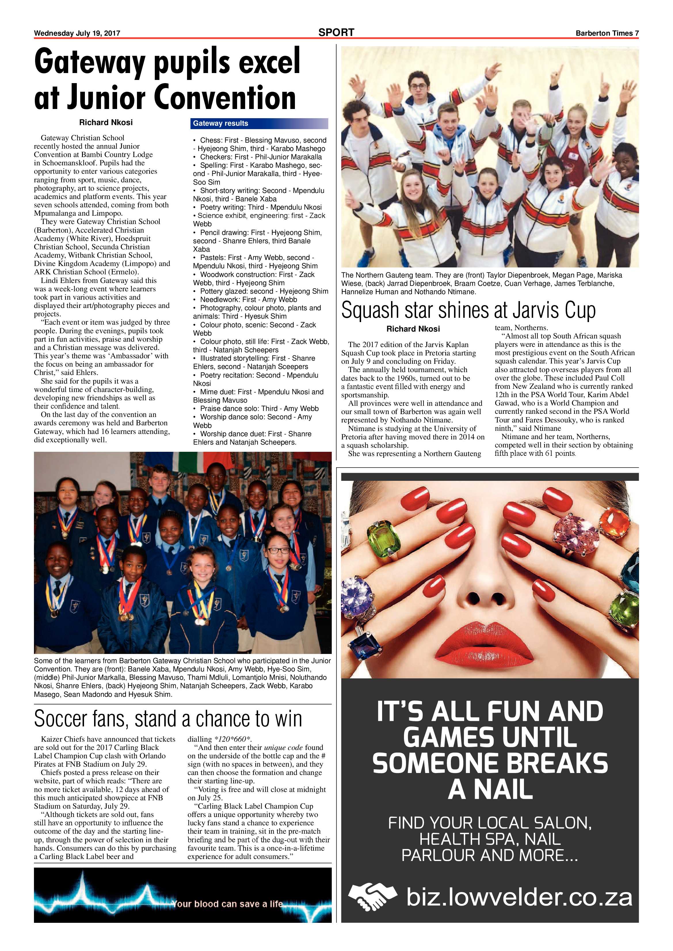 Barberton Times 19 July 2017 page 7