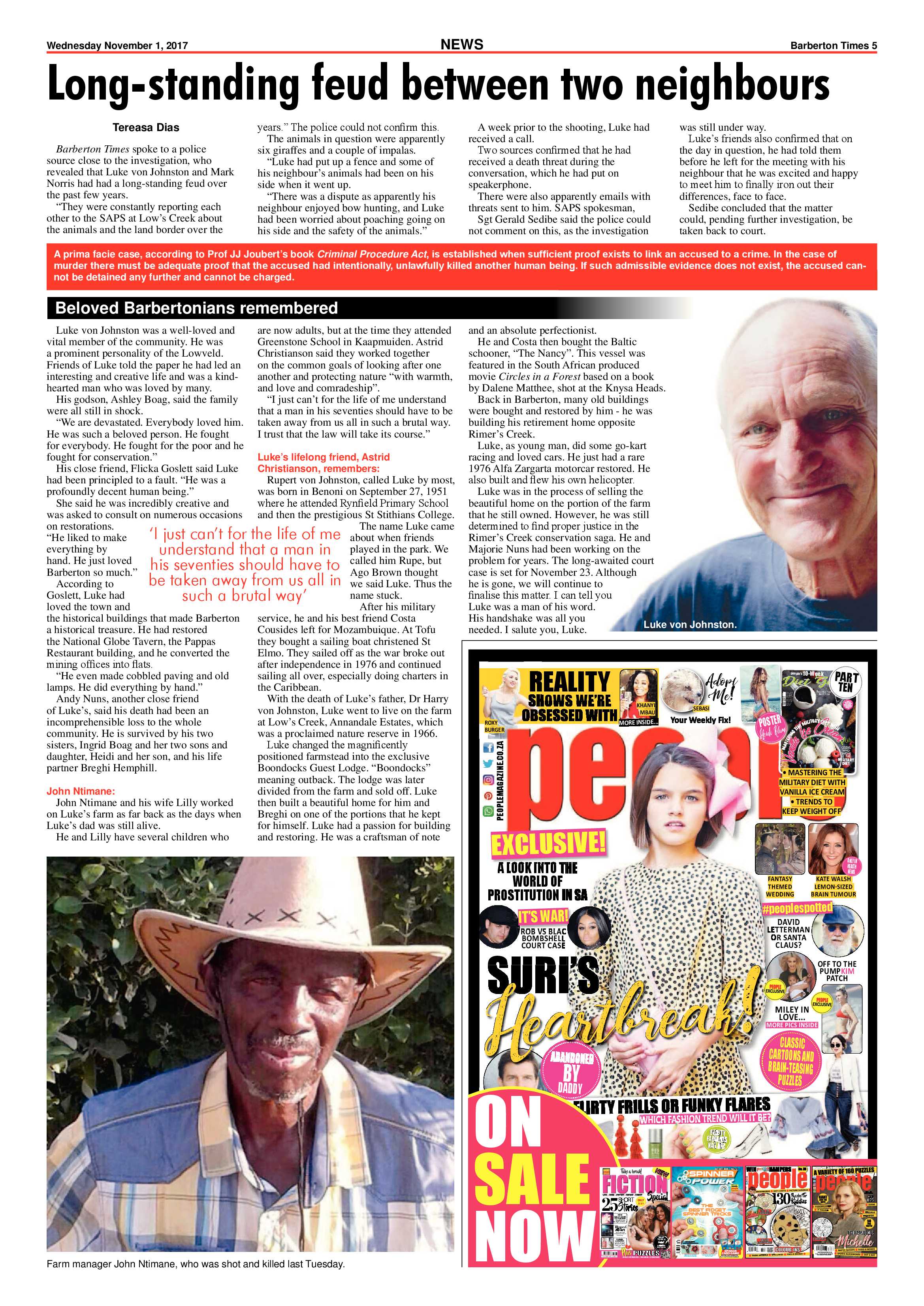 Barberton Times 1 November 2017 page 5