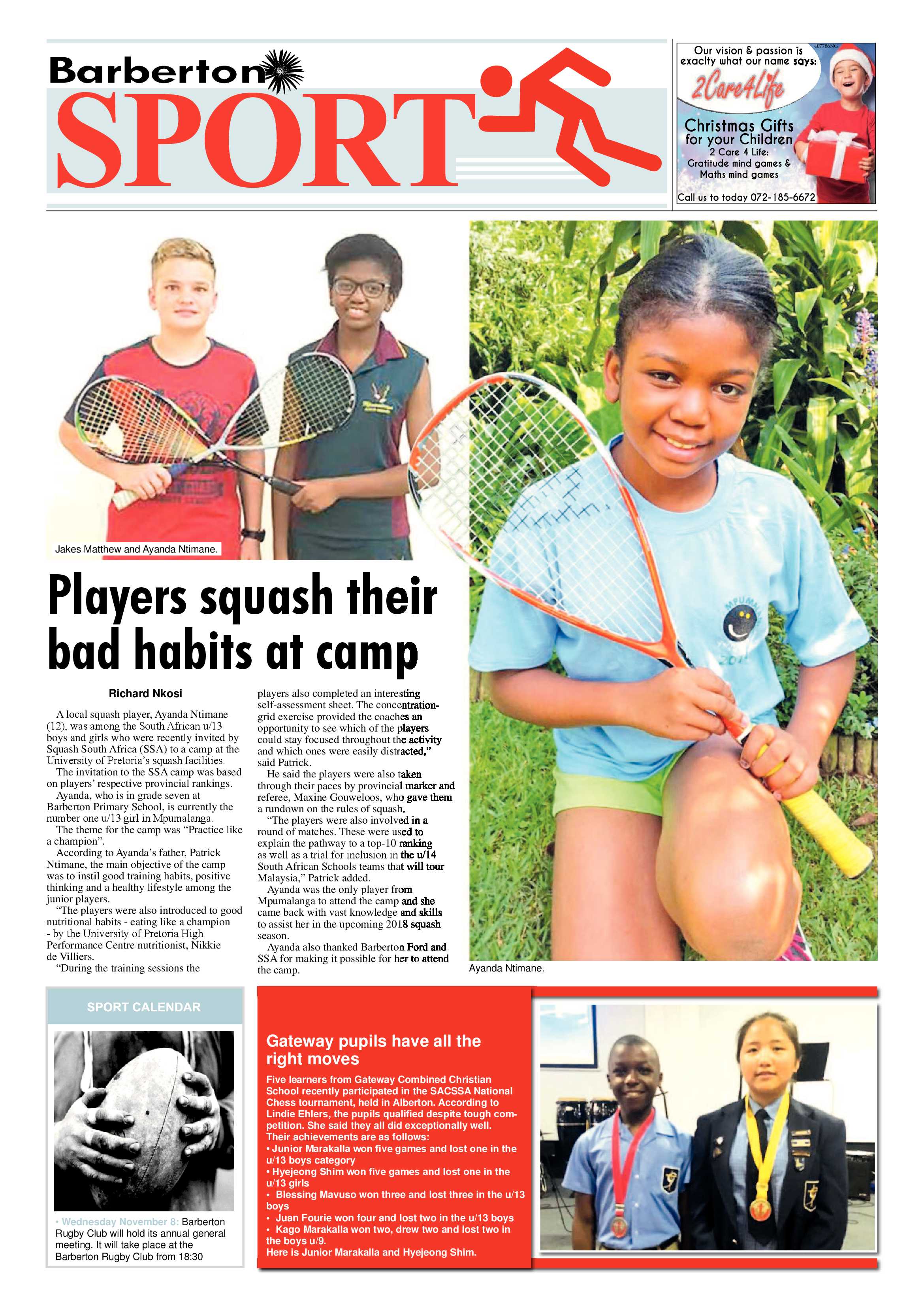 Barberton Times 1 November 2017 page 8