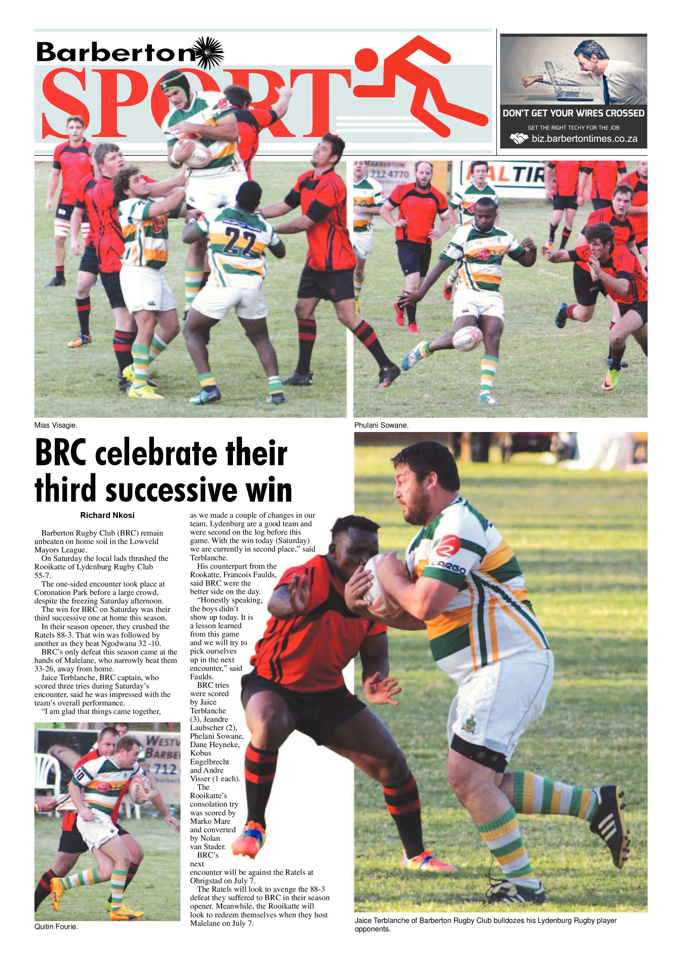 Barberton Times 20 June 2018 page 8