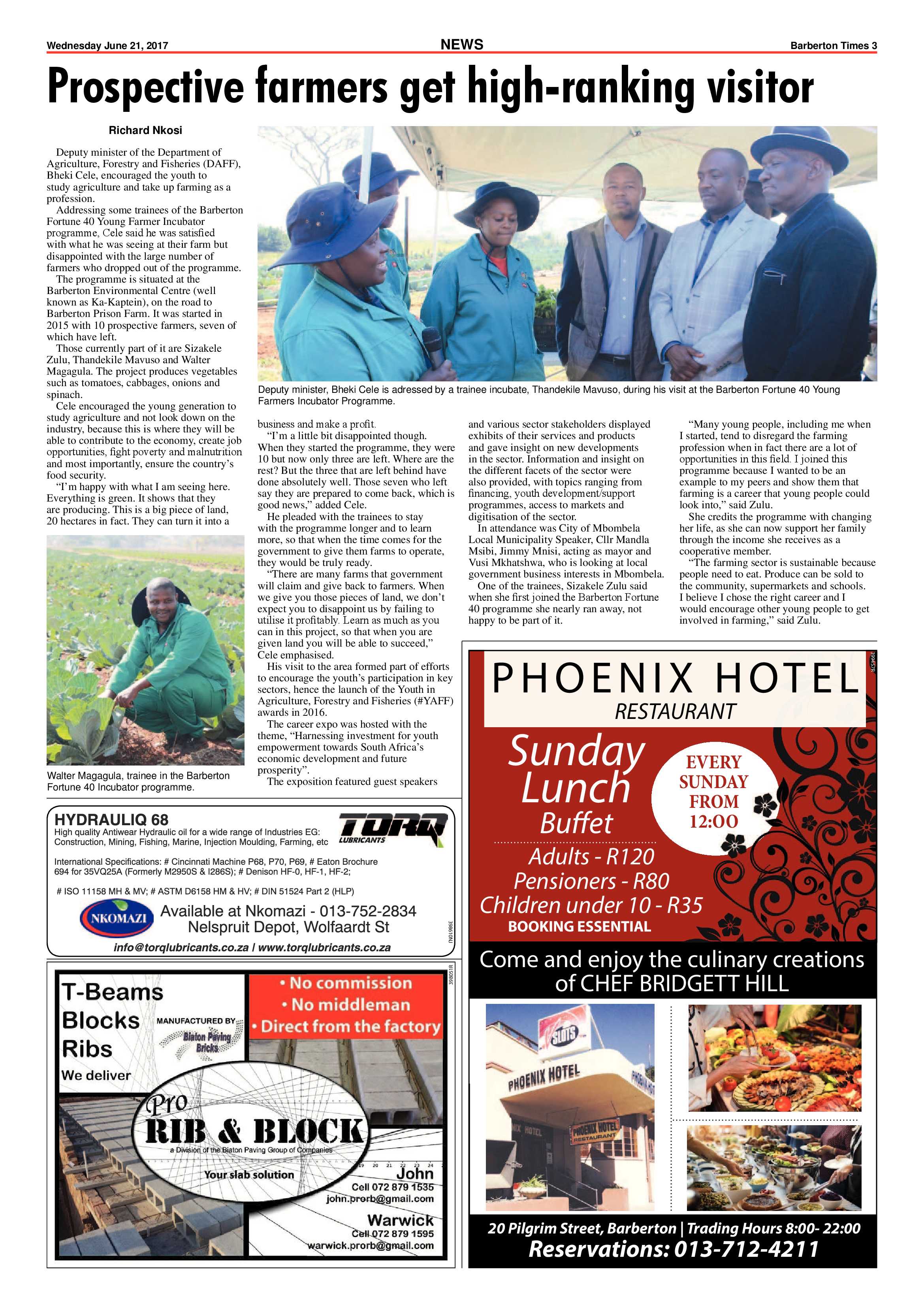 Barberton Times 21 June 2017 page 3