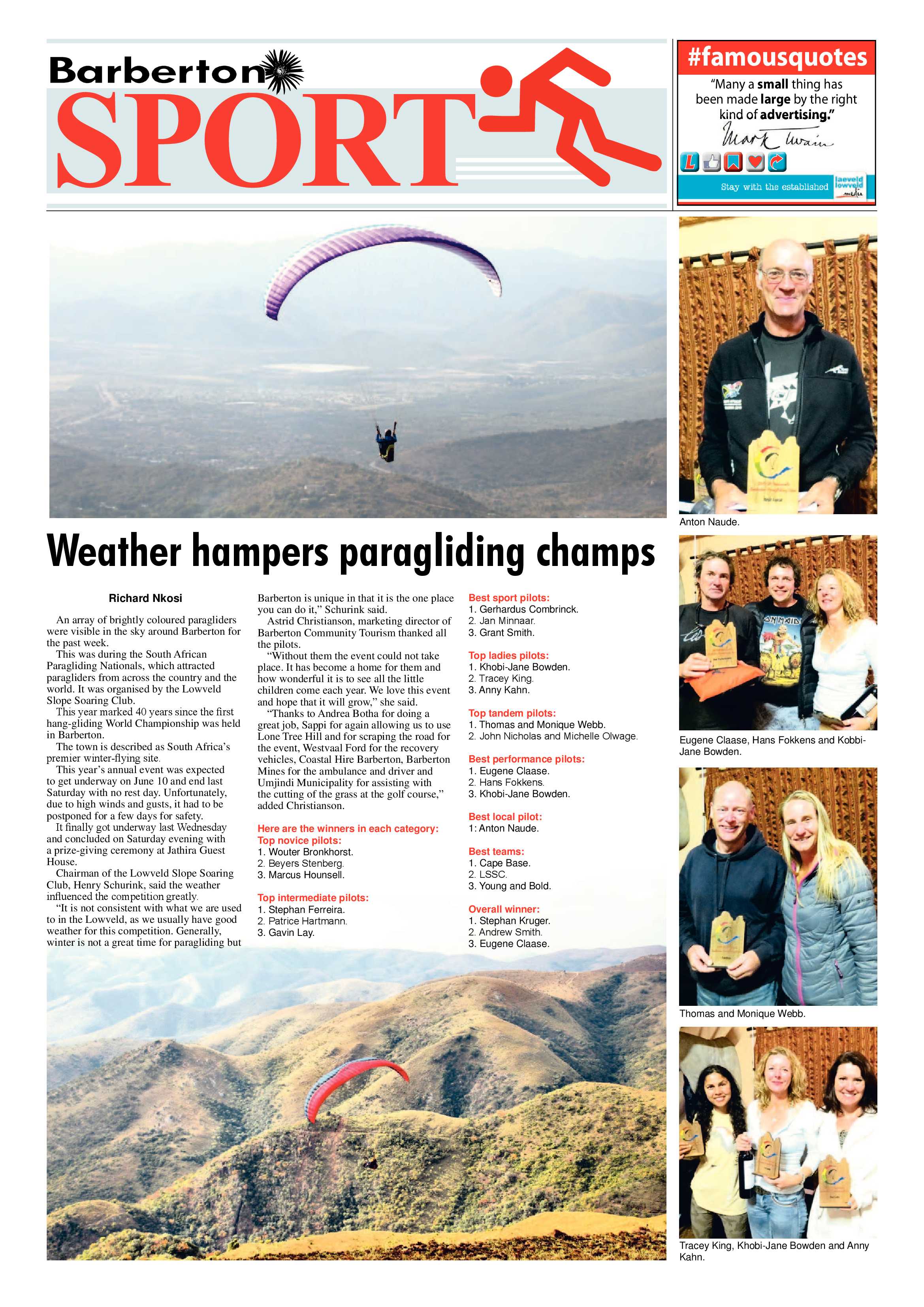 Barberton Times 21 June 2017 page 8