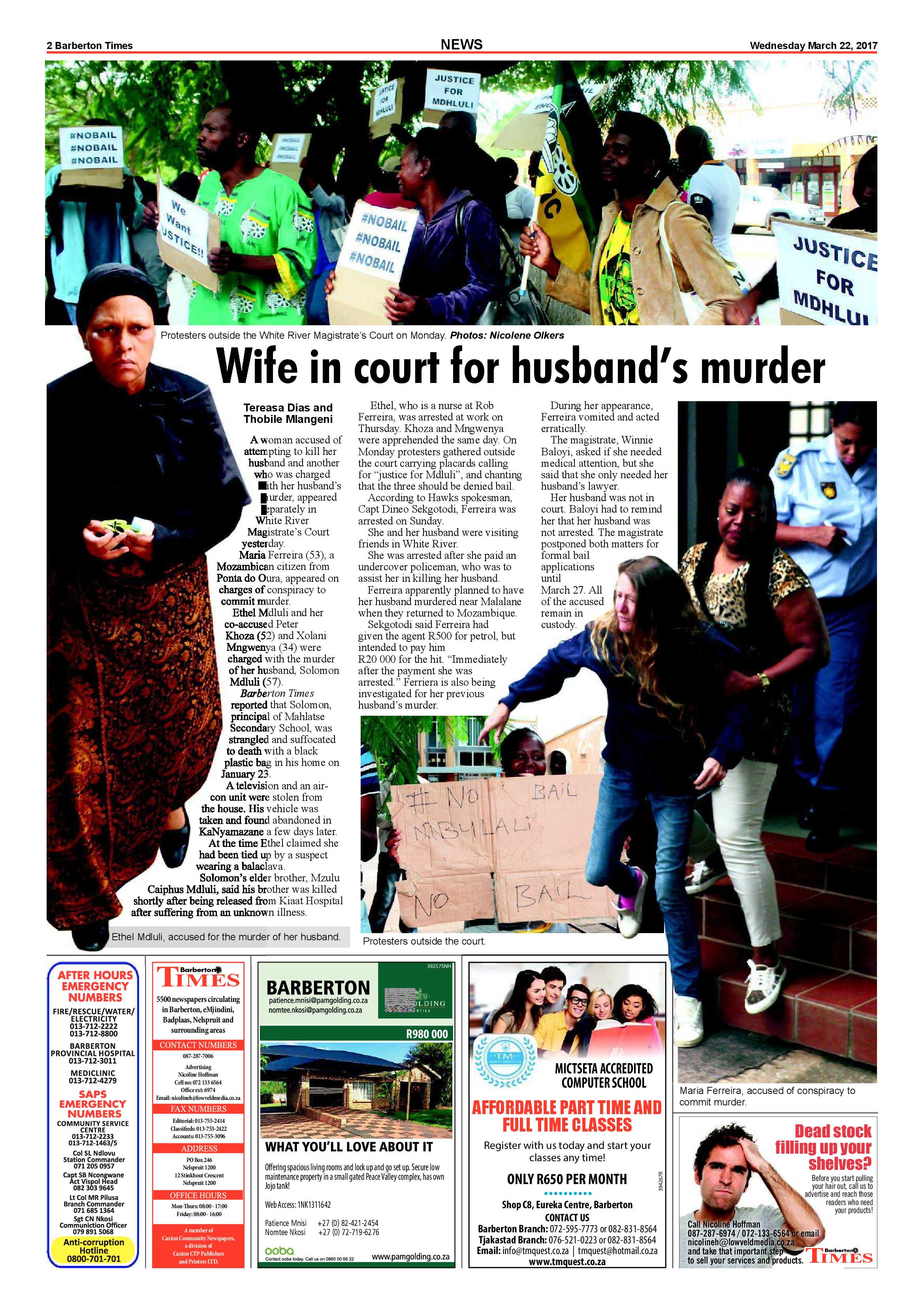 Barberton Times 22 March 2017 page 2
