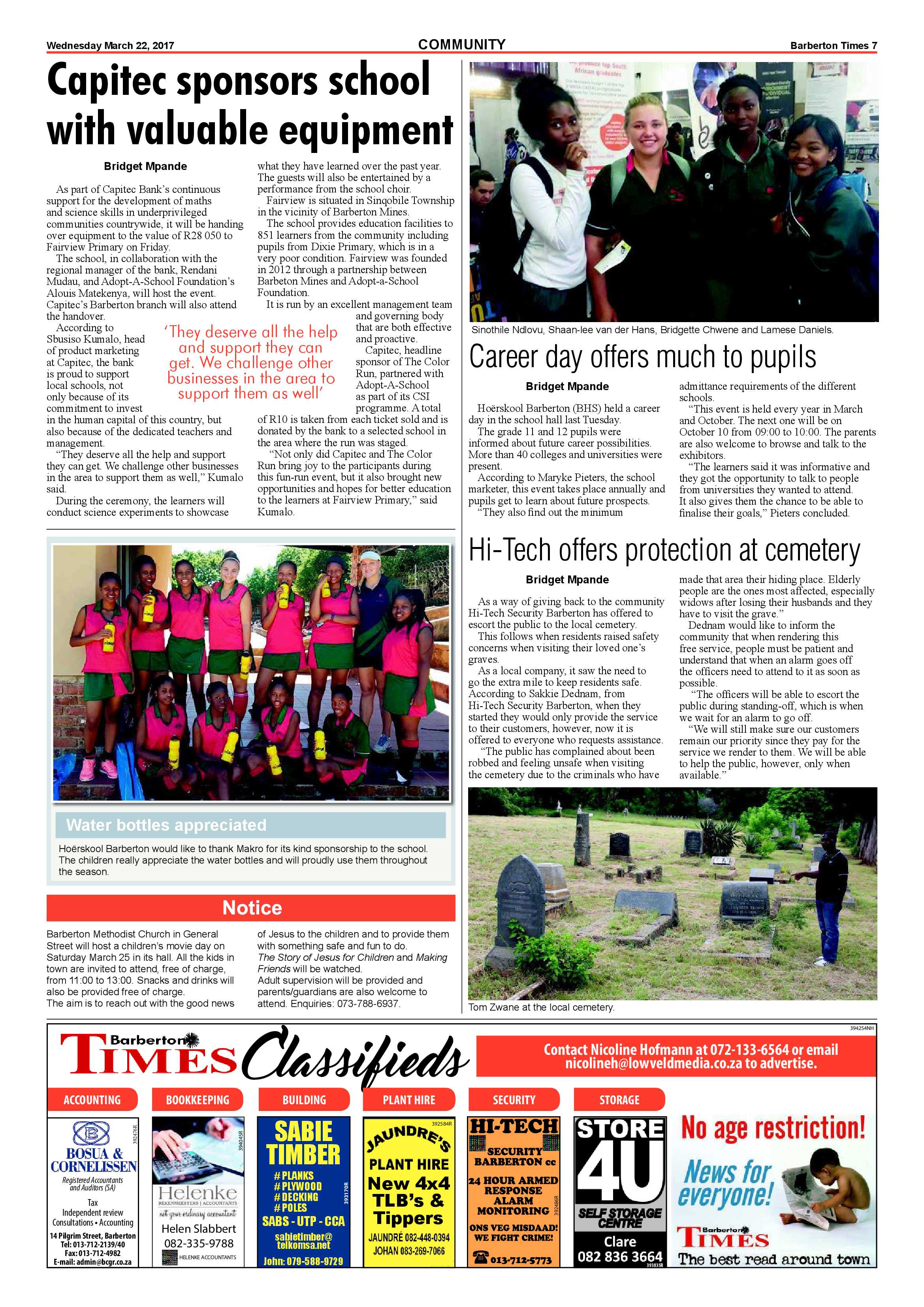 Barberton Times 22 March 2017 page 7