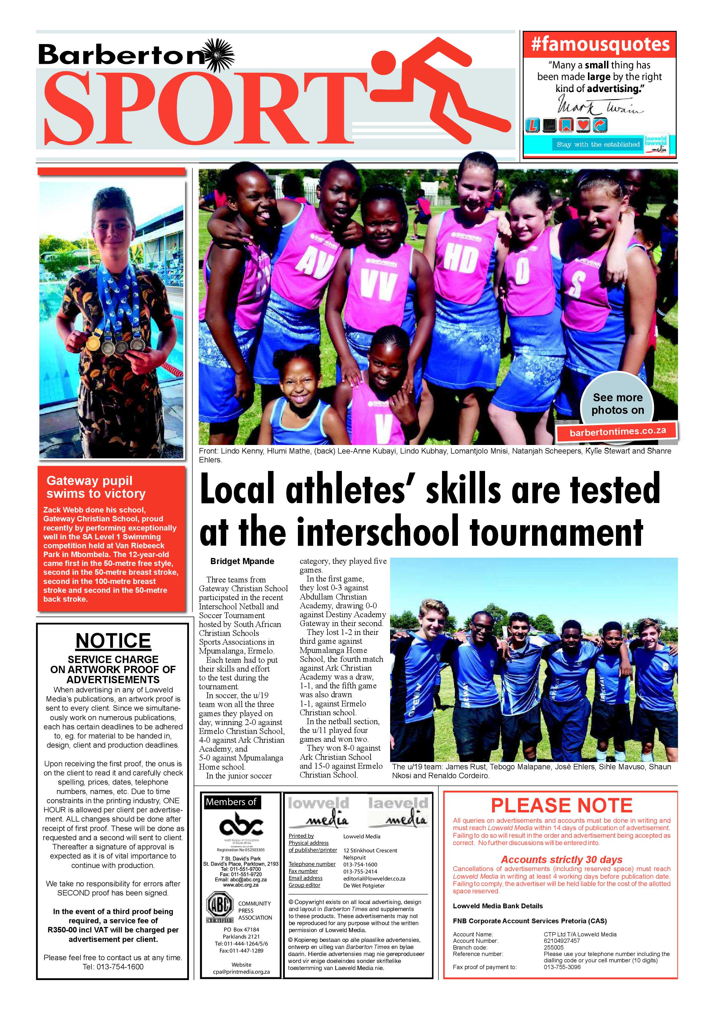 Barberton Times 22 March 2017 page 8