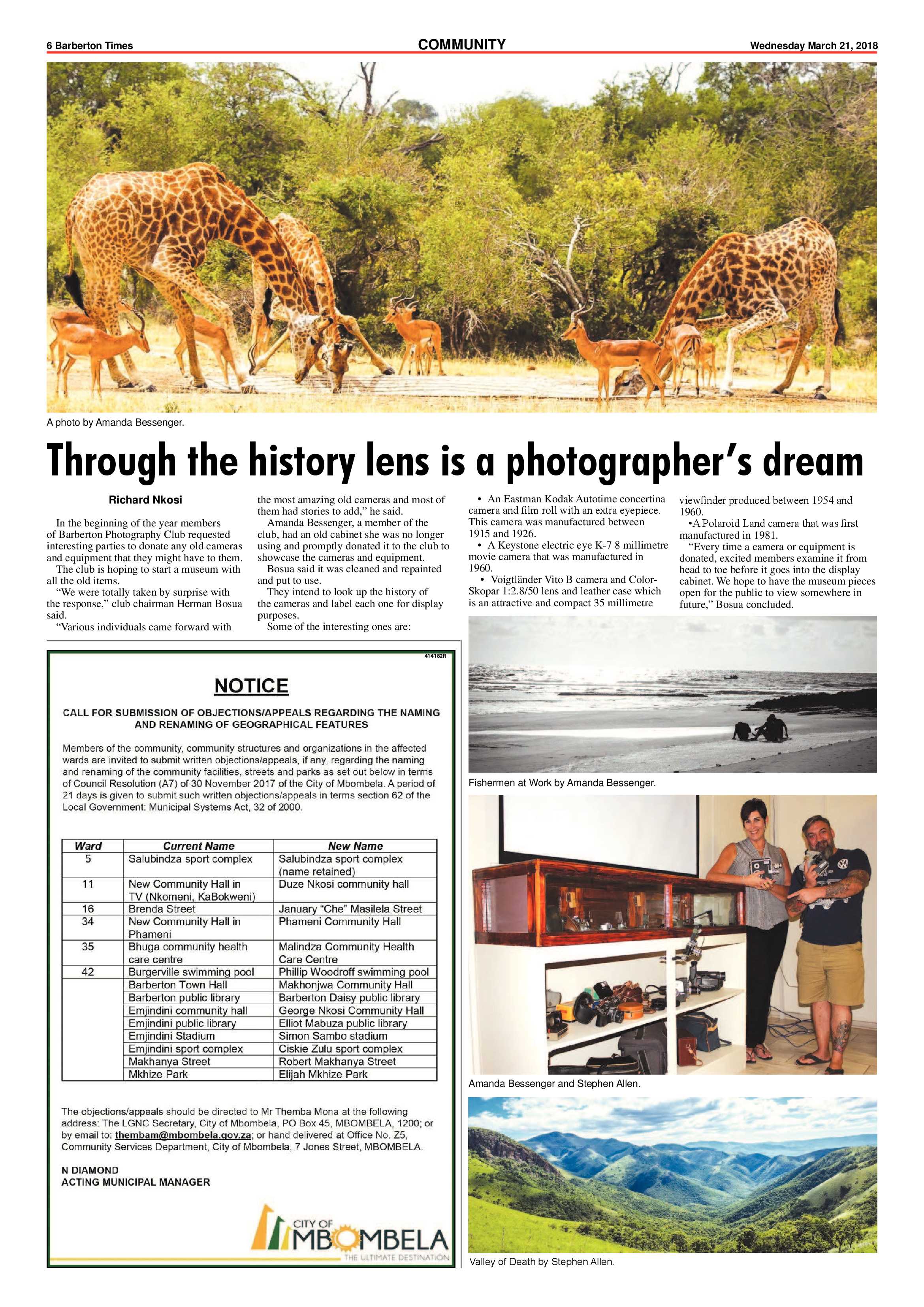 Barberton Times 21 March 2018 page 6