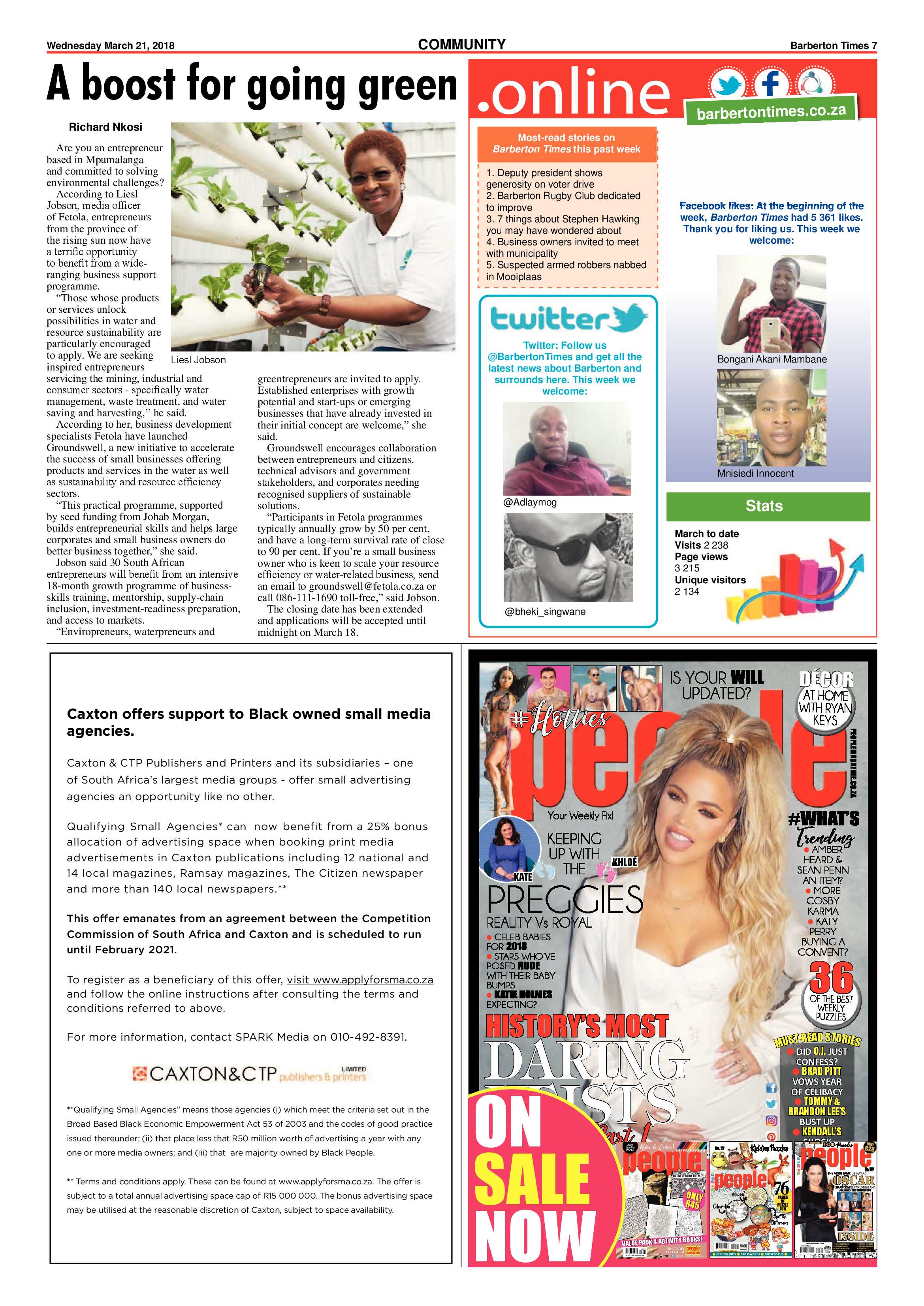 Barberton Times 21 March 2018 page 7