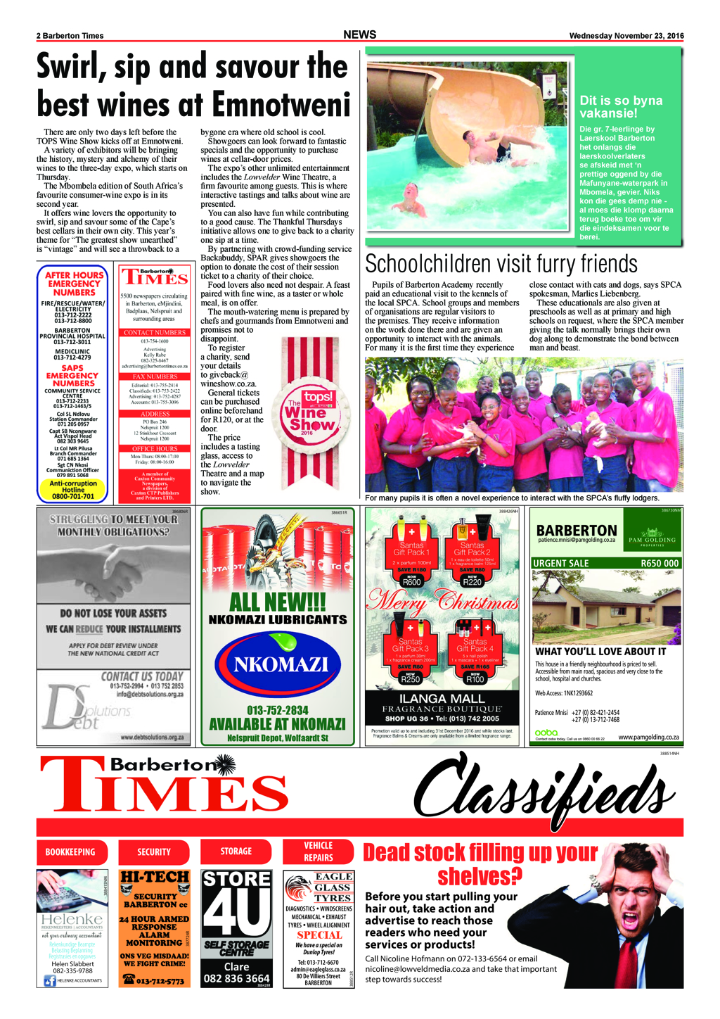 Barberton Times 23 November 2016 page 2