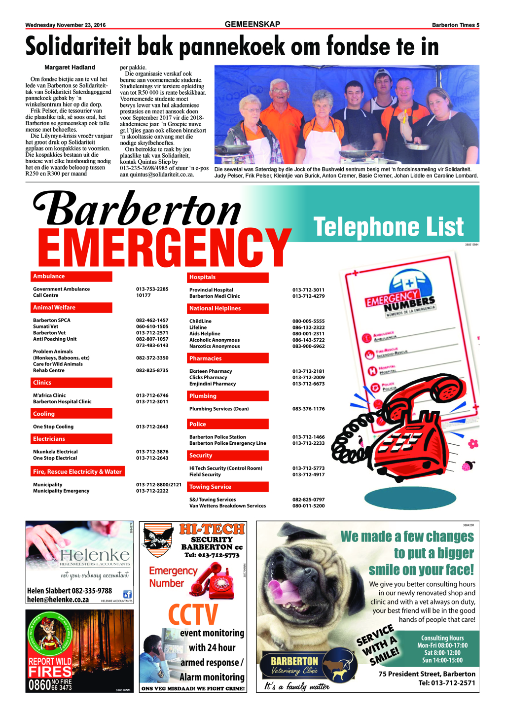 Barberton Times 23 November 2016 page 5