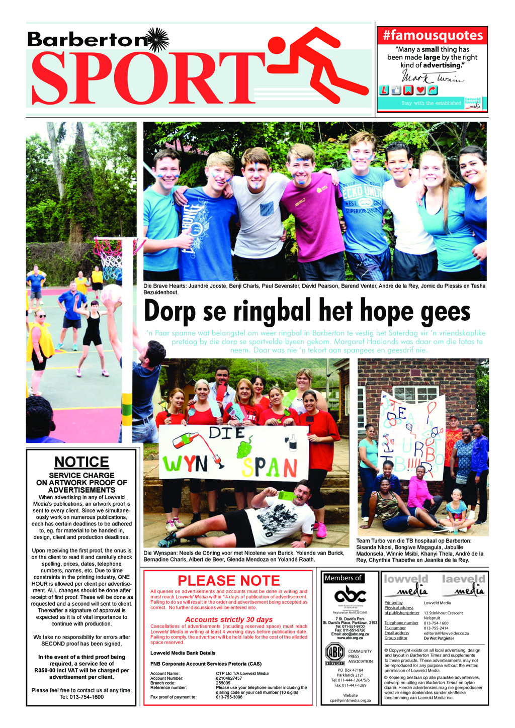 Barberton Times 23 November 2016 page 8