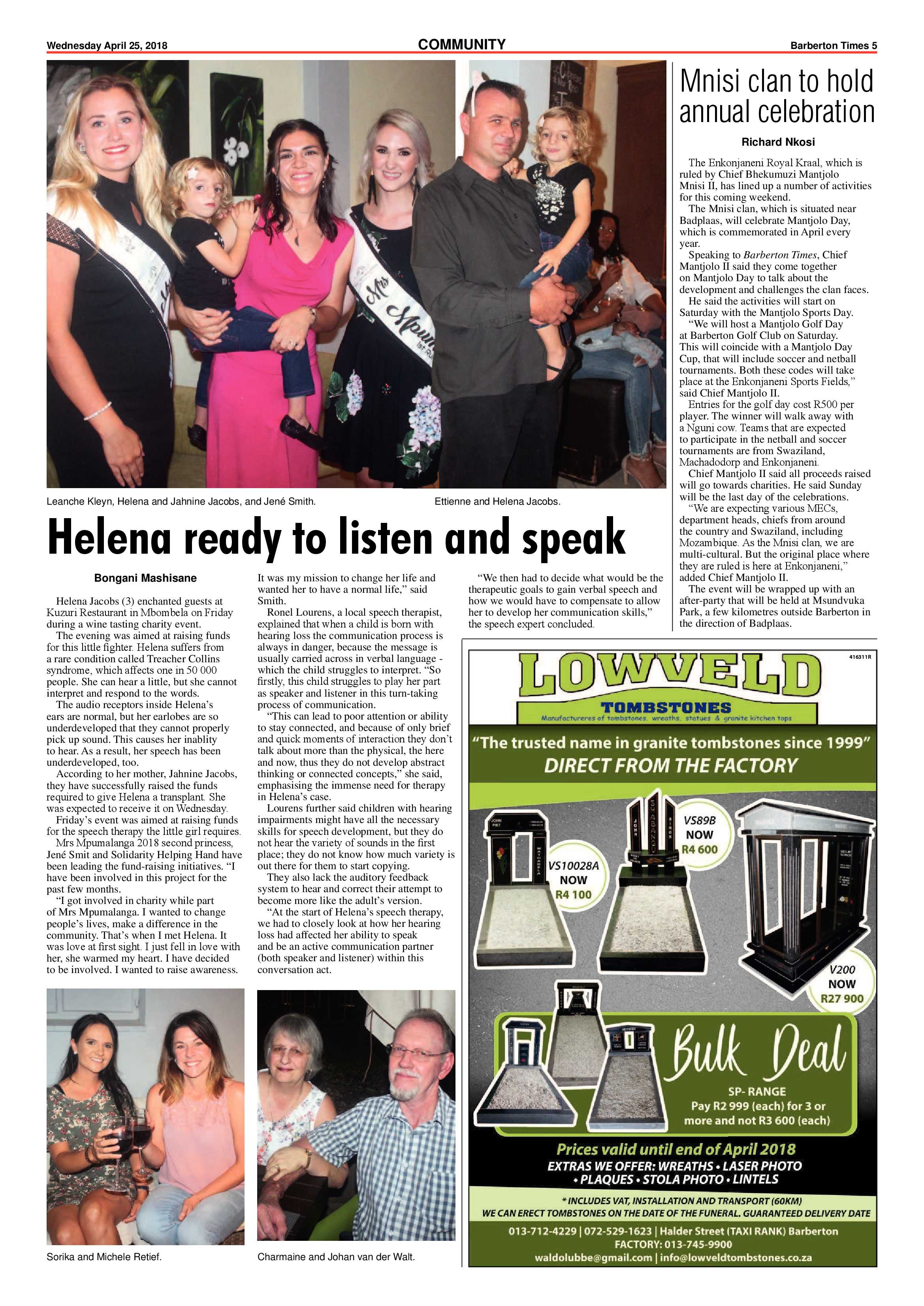 Barberton Times 25 April 2018 page 5