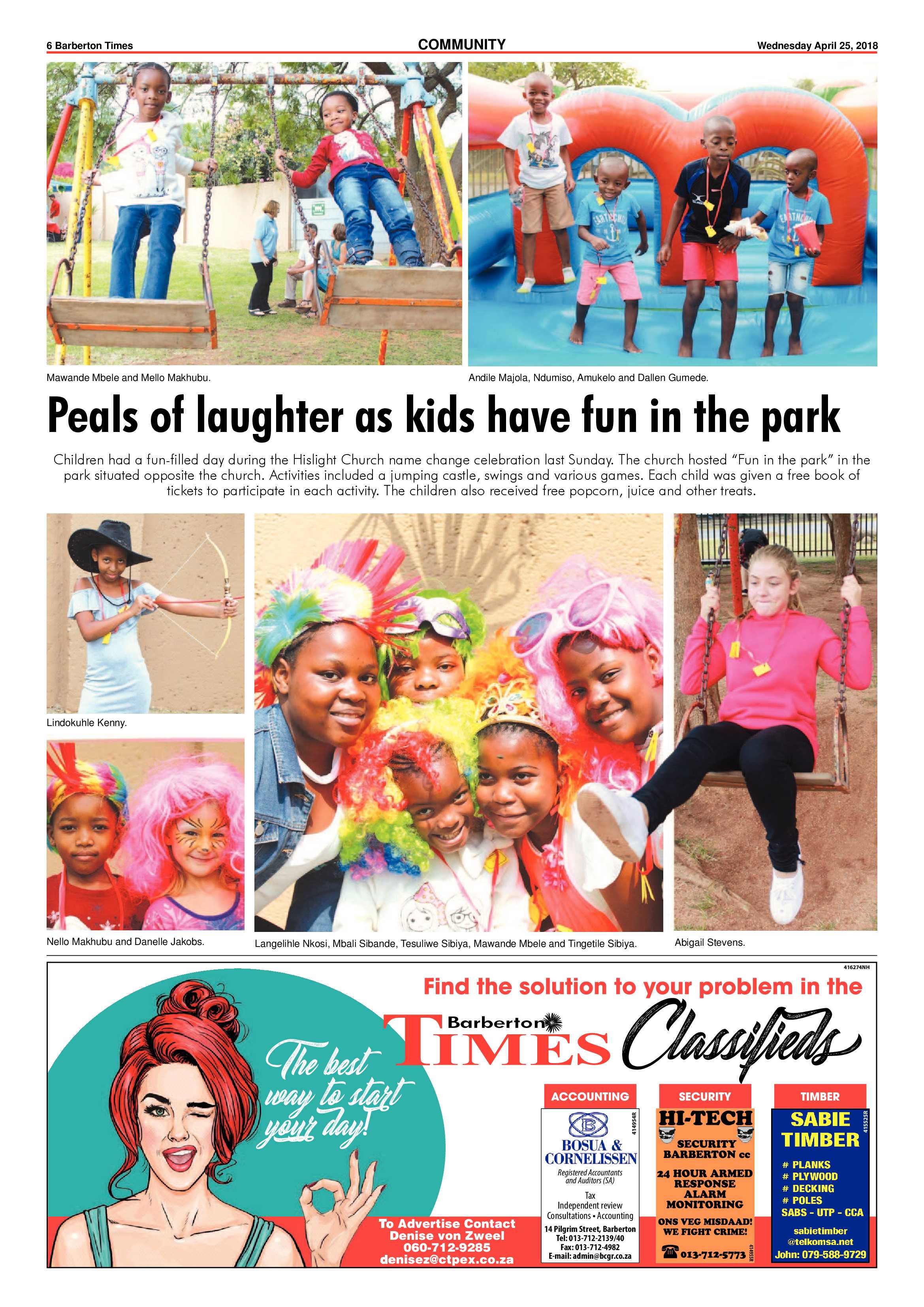 Barberton Times 25 April 2018 page 6