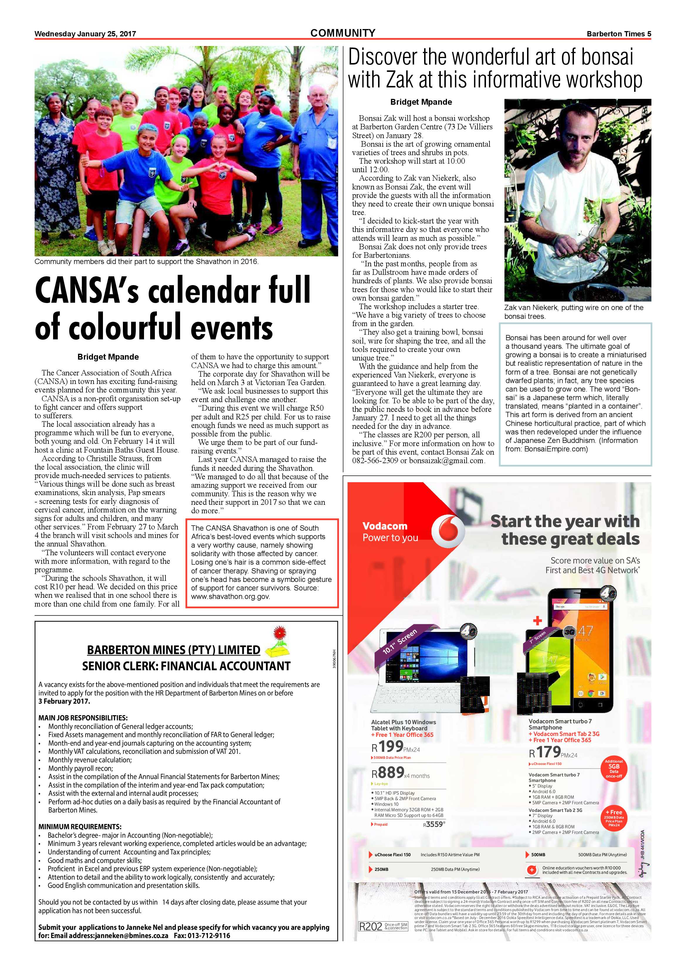 Barberton Times 25 January 2017 page 5