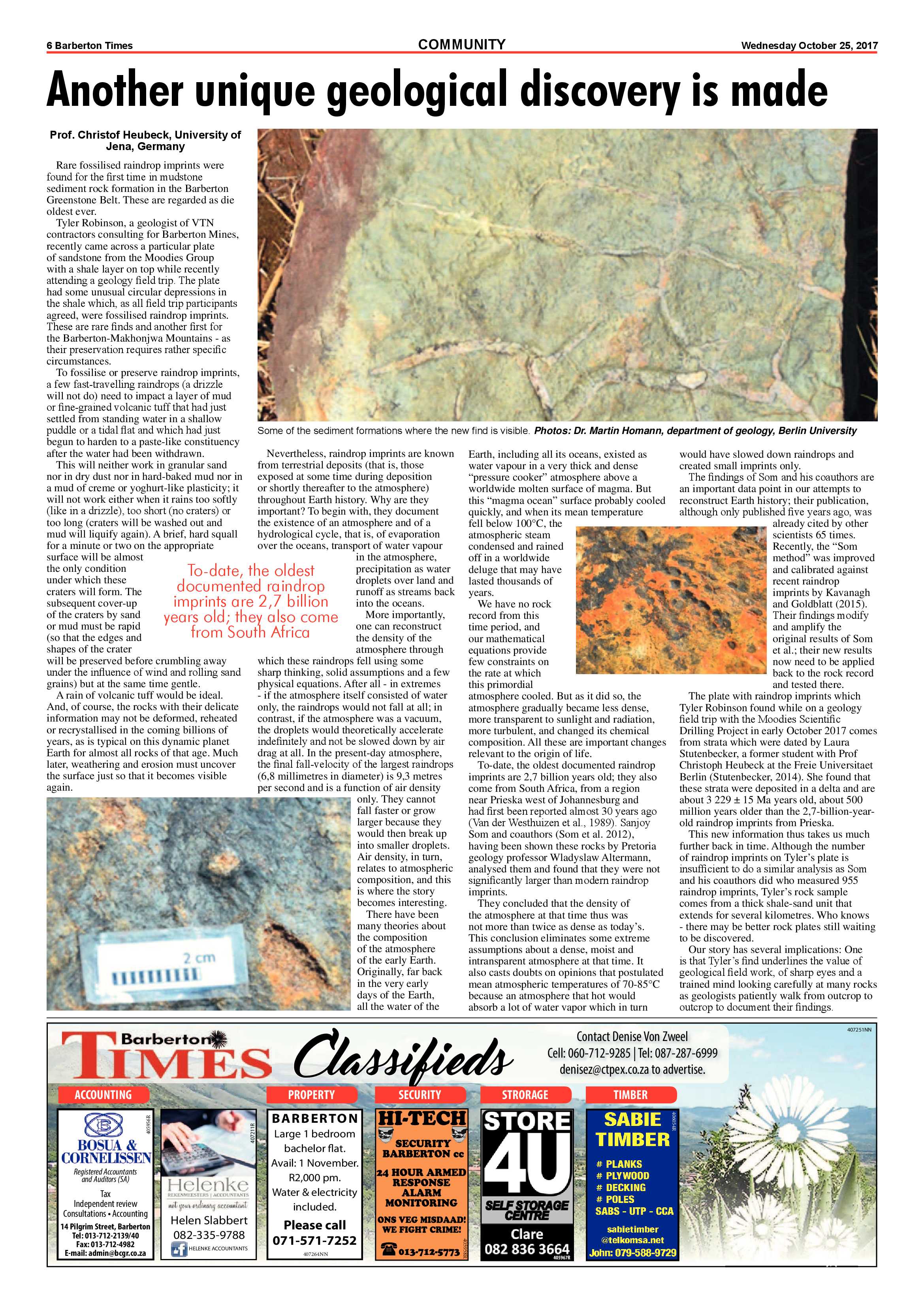Barberton Times 25 October 2017 page 6