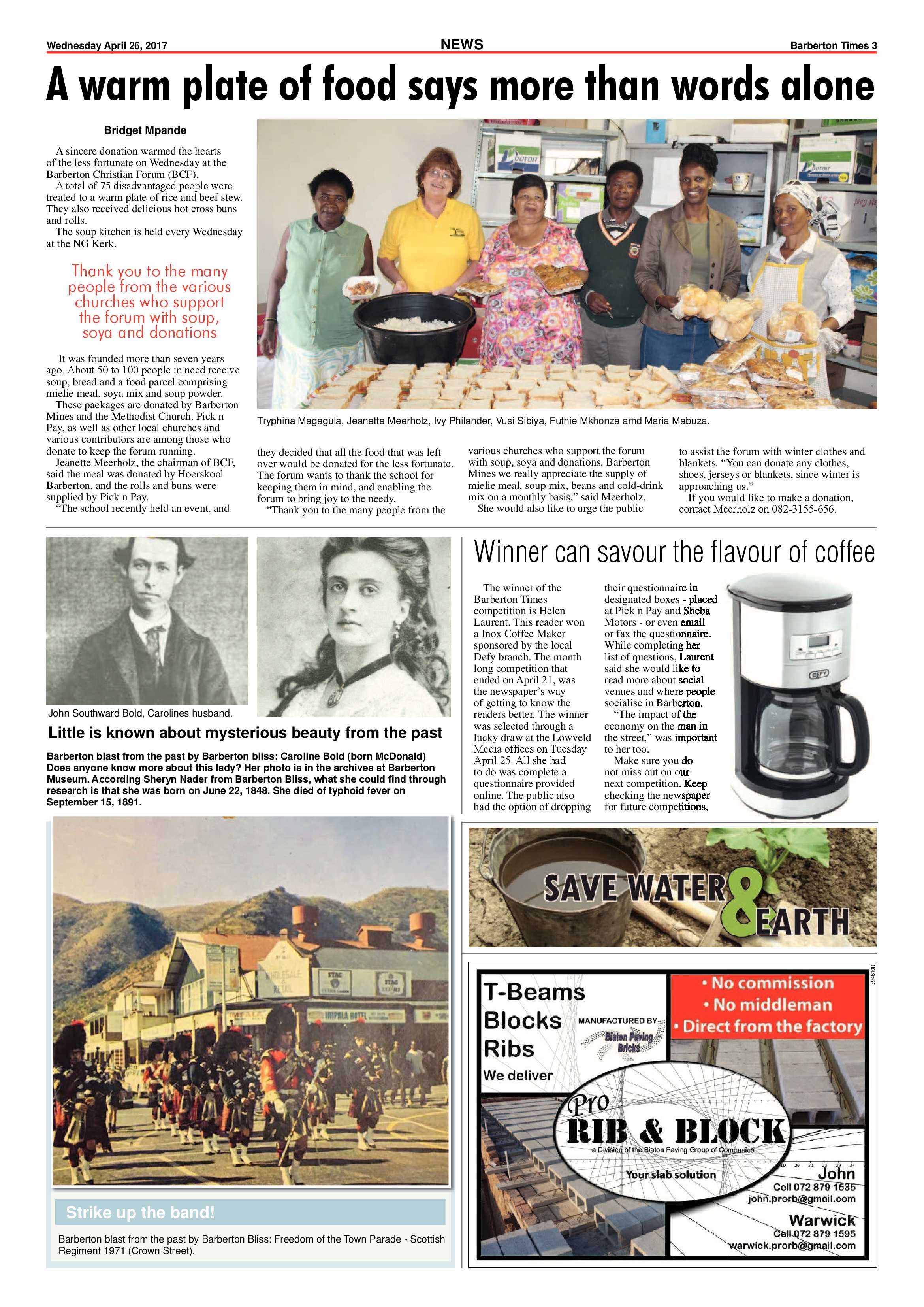 Barberton Times 26 April 2017 page 3