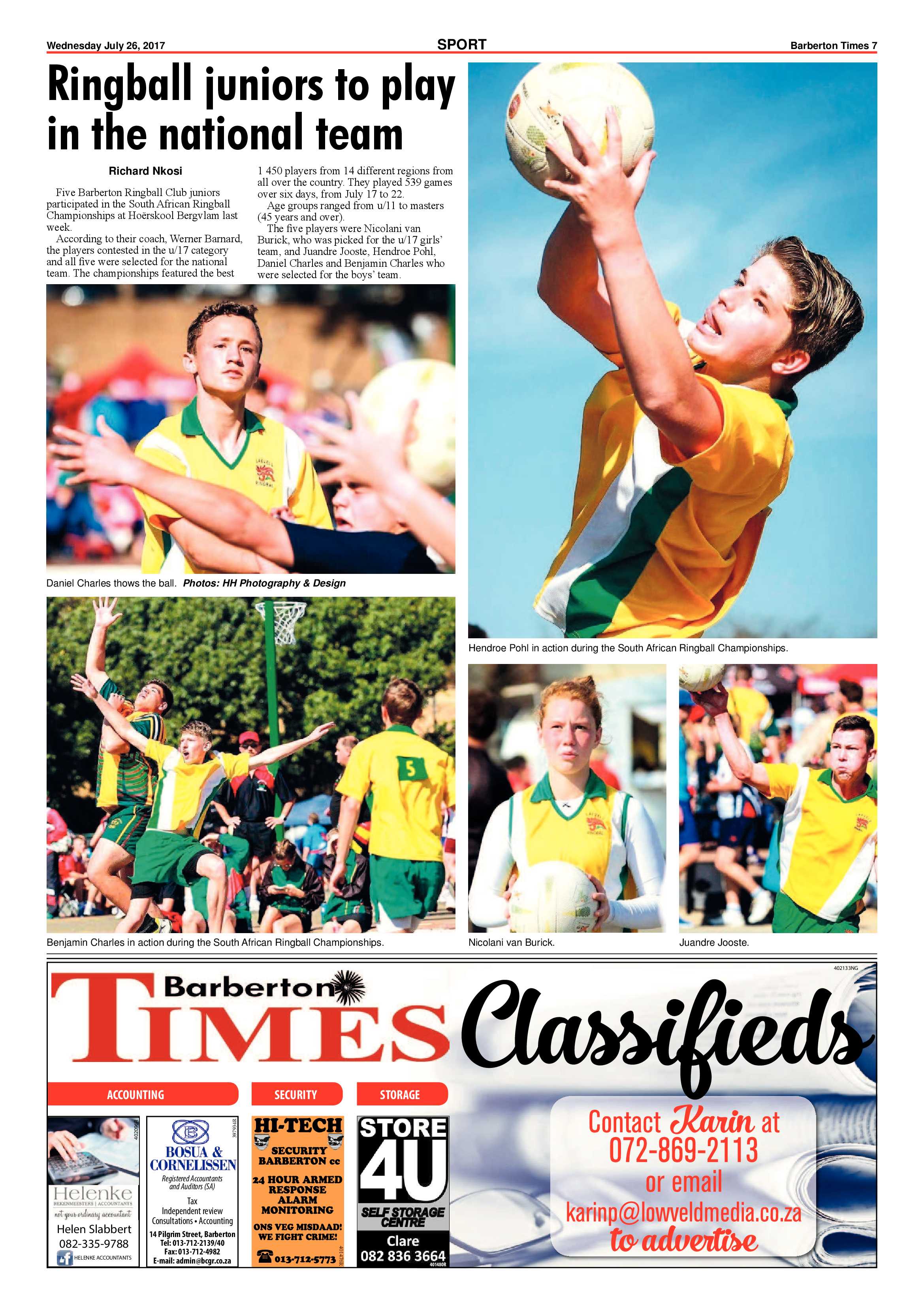 Barberton Times 26 July 2017 page 7