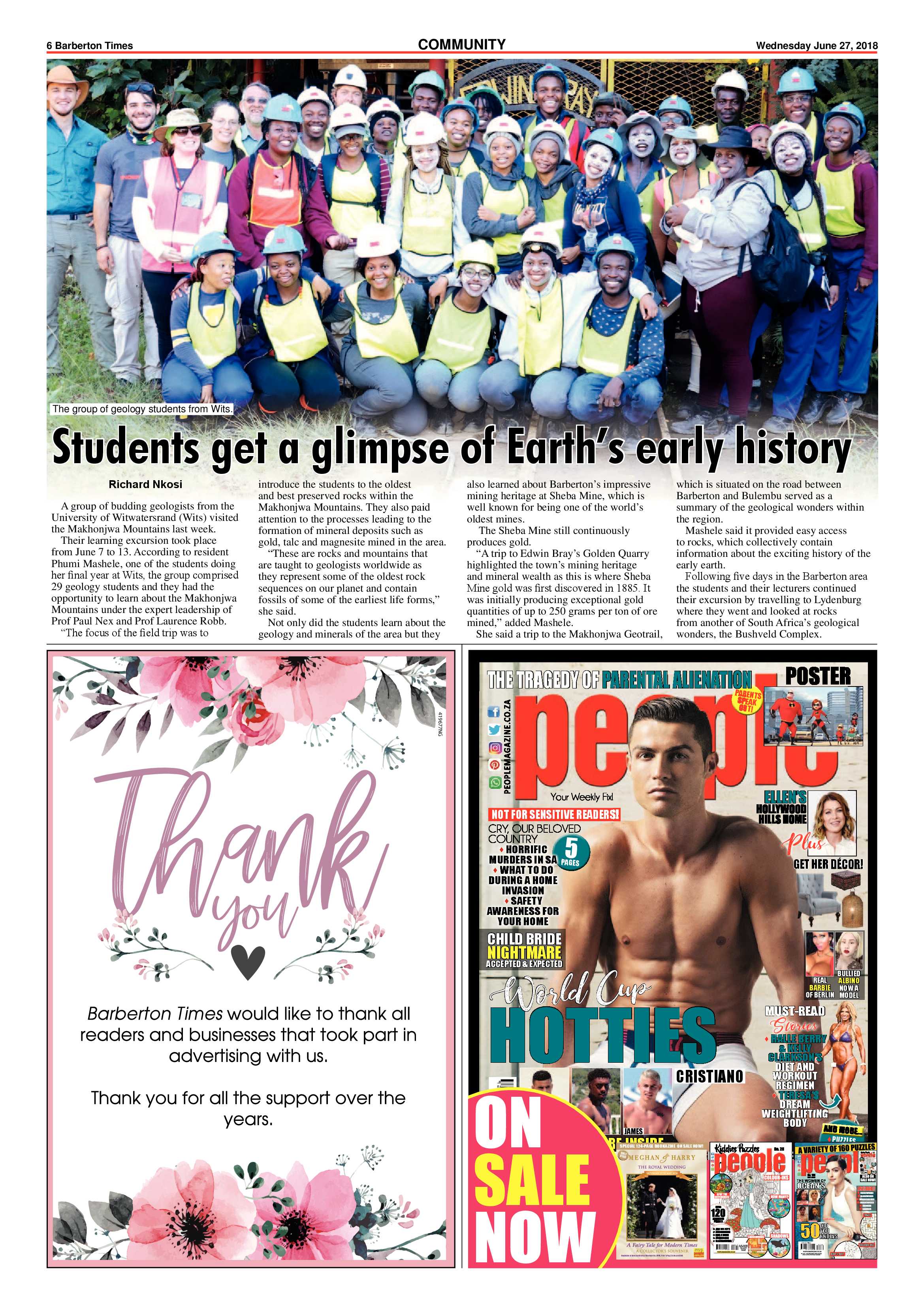 Barberton Times 27 June 2018 page 6