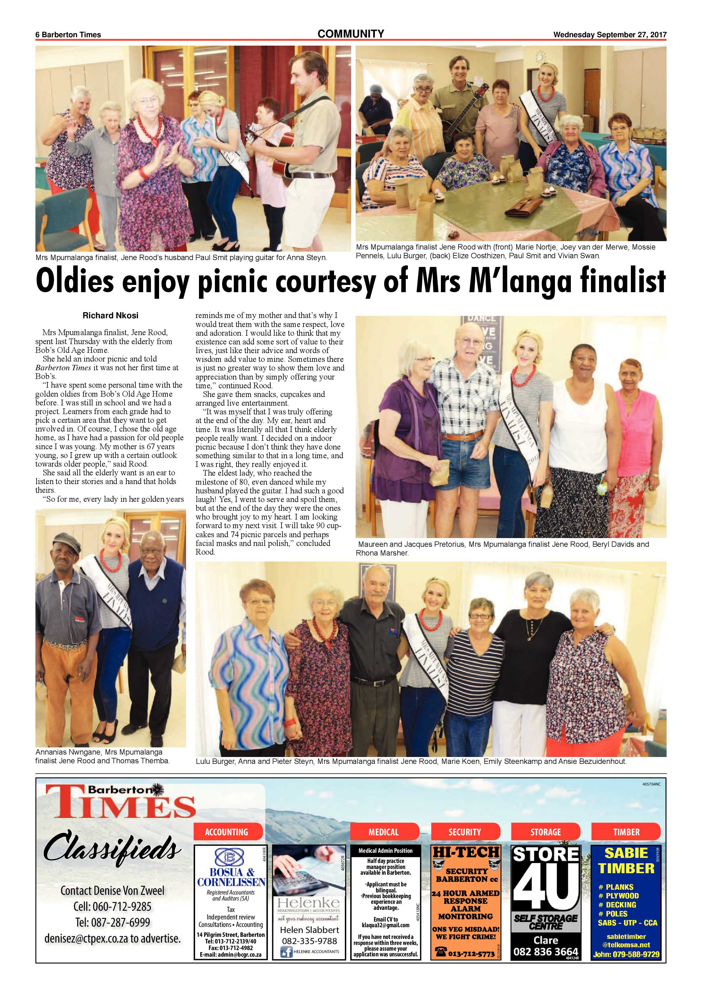 Barberton Times 27 September 2017 page 6