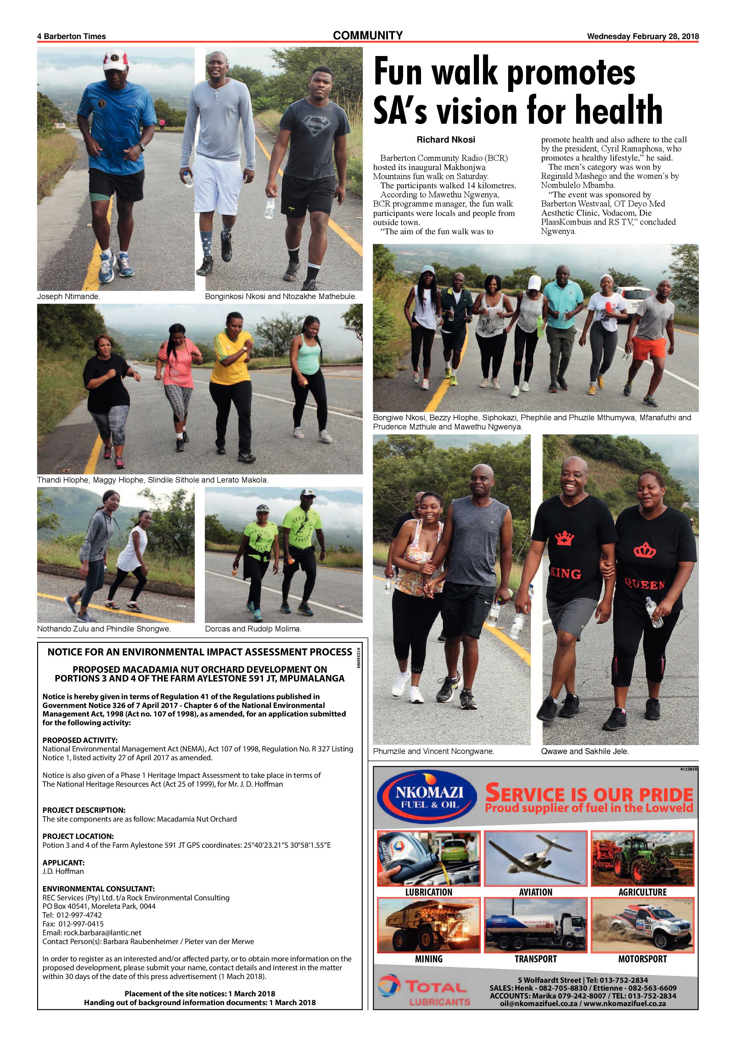 Barberton Times 28 February 2018 page 4