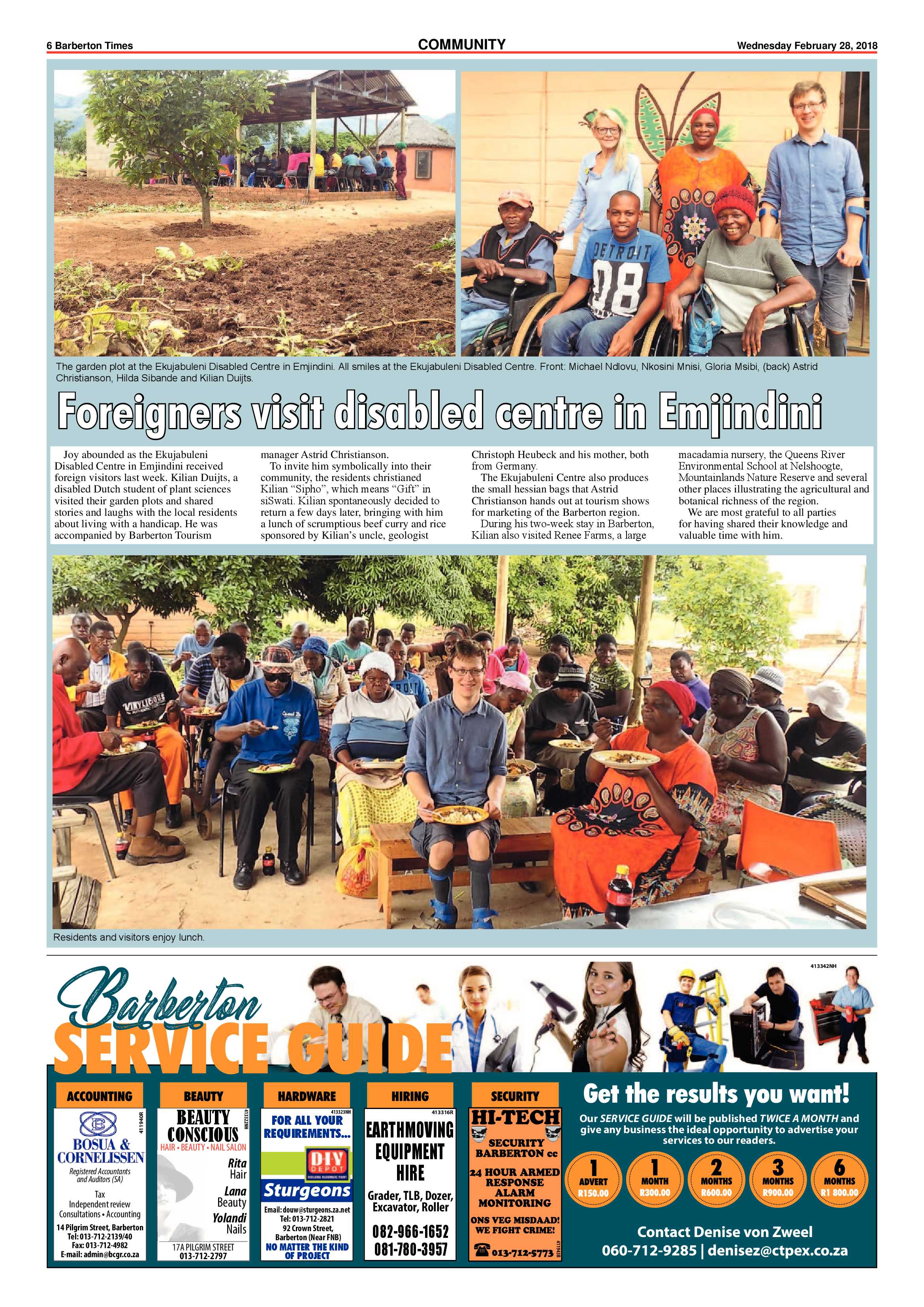 Barberton Times 28 February 2018 page 6