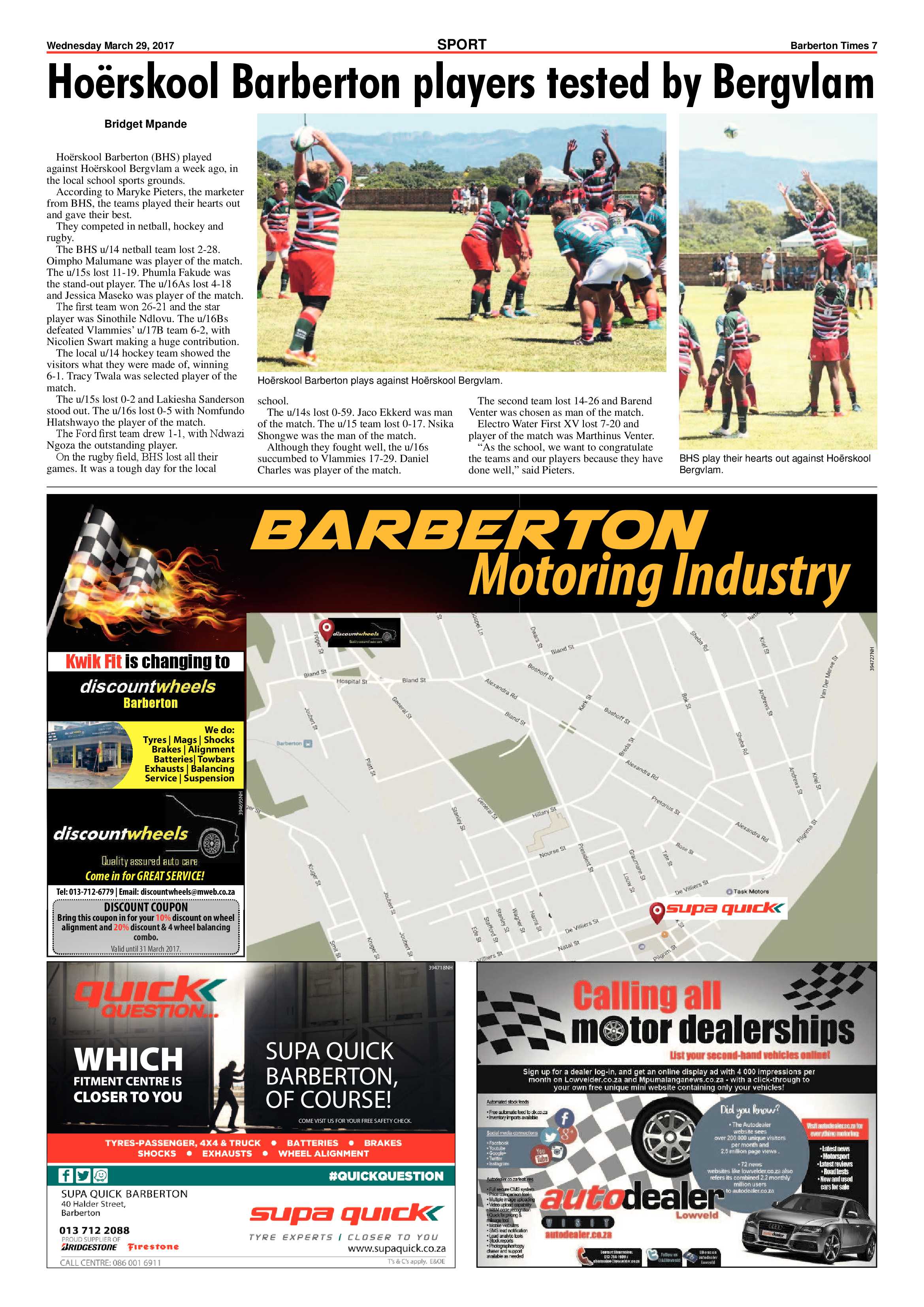 Barberton Times 29 March 2017 page 7