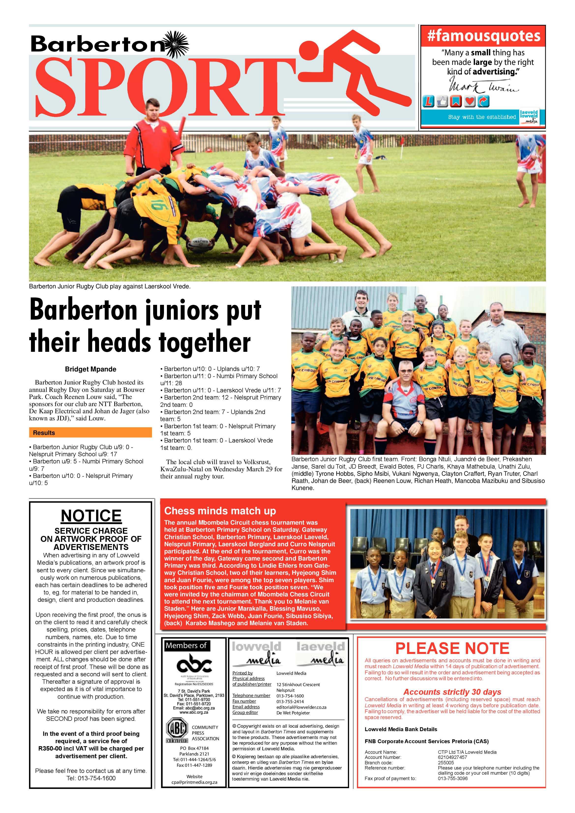 Barberton Times 29 March 2017 page 8
